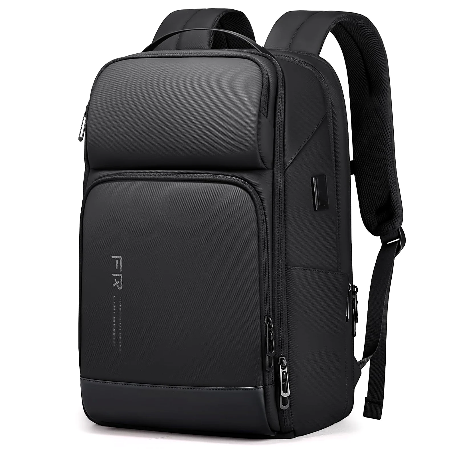 FENRUIEN Laptop Rucksack Erweiterbarer 17 Zoll, 26-35L Business & Reise-Backpack mit USB & Laptopfach, für Herren, Damen, Mädchen, Teenager