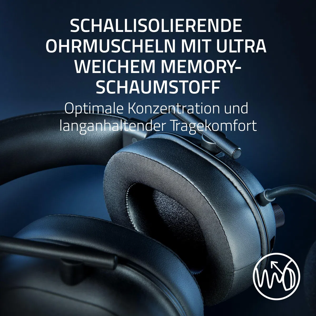 Razer BlackShark V2 HyperSpeed für PC - Kabelloses ultra leichtes E-Sport Gaming-Headset (280g, HyperClear Super-Breitband-Mik, TriForce Titanium 50-mm-Treiber, Bluetooth) Schwarz