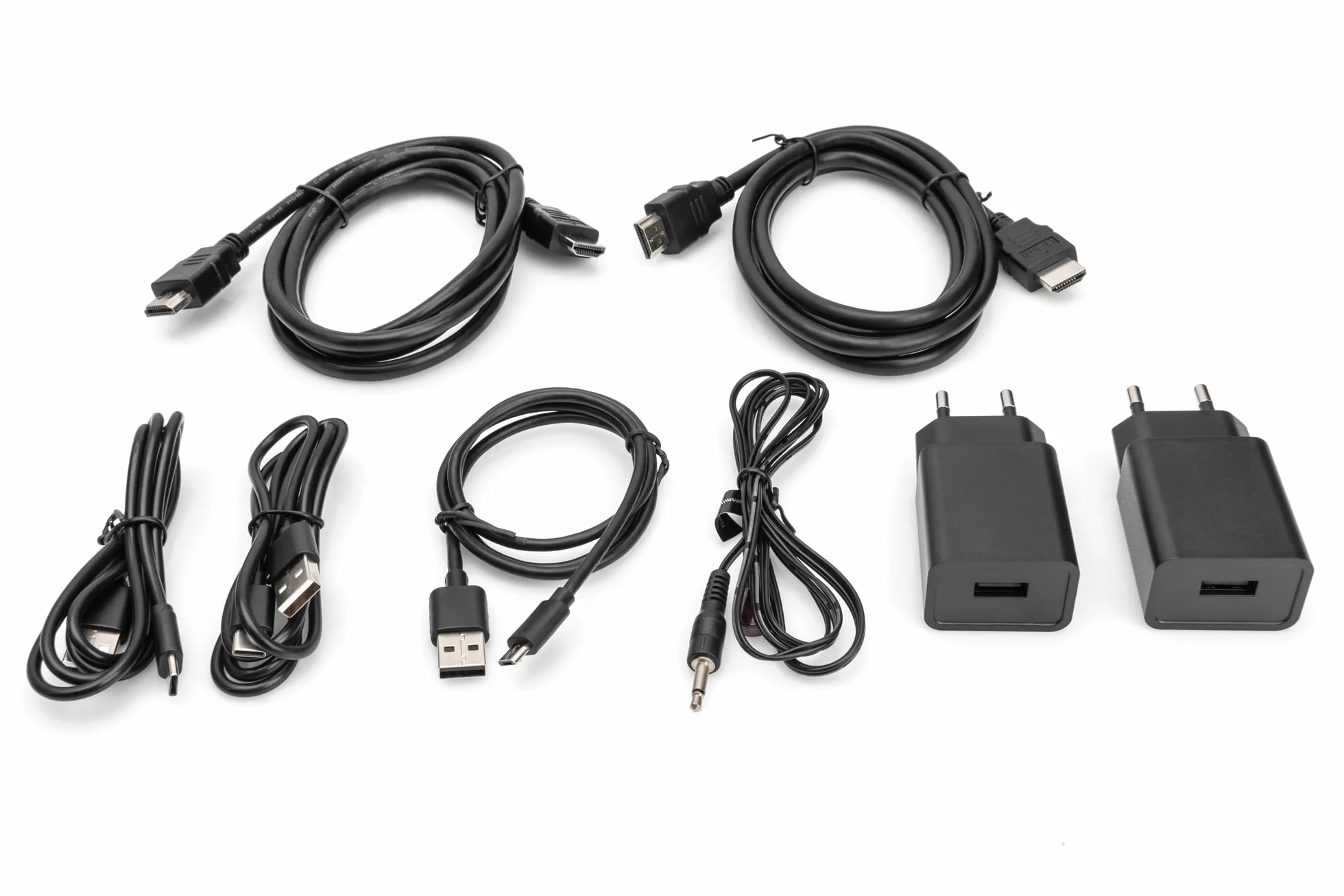 DIGITUS DS-55328 Wireless HDMI KVM Extender Splitter (1x4) – UHD 4K 30 Hz – 150 m Reichweite – Set aus Transmitter und Receiver – Loop-Out, IR Infrarot – HDMI 2.0 und HDCP 2.2