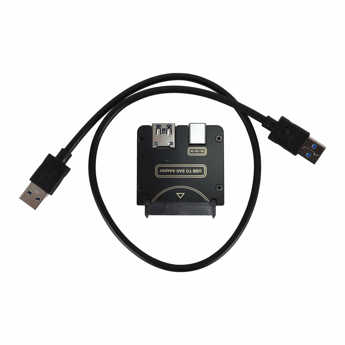SFF-8482 SAS 29Pin auf USB 3.0 Festplattenadapter für Win7/10/11 Linux