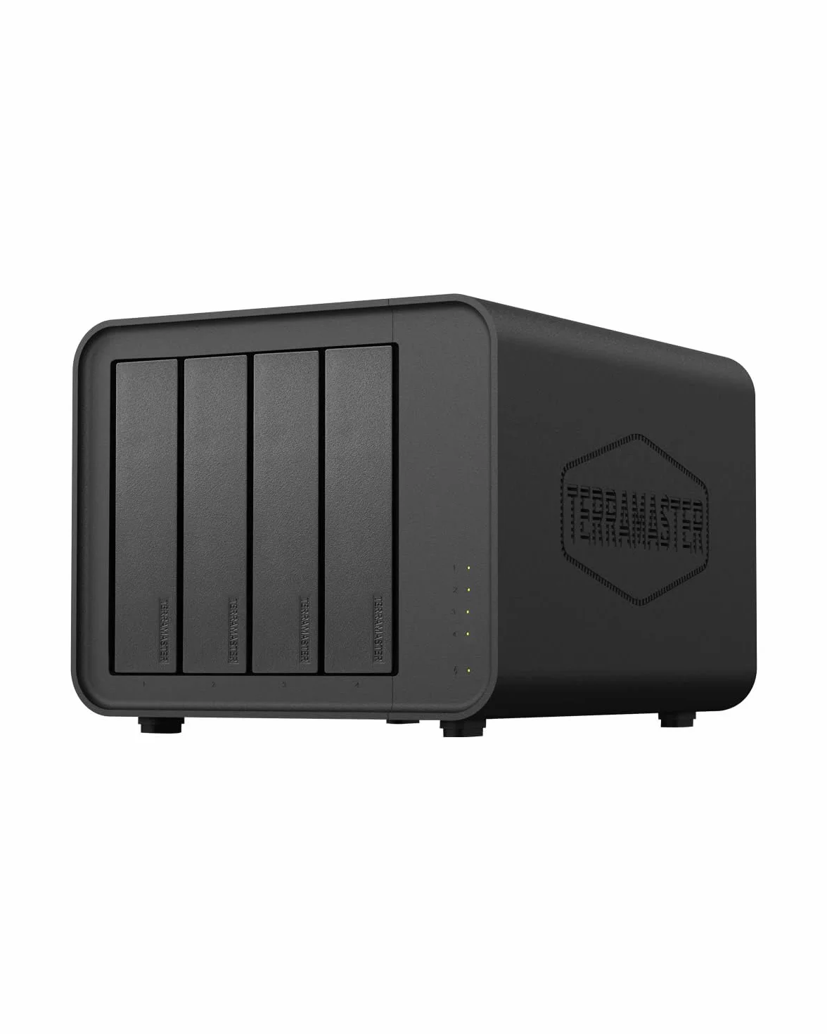 TERRAMASTER F4-424 Pro NAS Speicher - 4Bay Core i3-N305 8-Core 8-Thread CPU, 32GB DDR5 RAM, 2.5GbE Port x 2, Network Attached Storage Spitzenleistung für Unternehmen (Diskless)