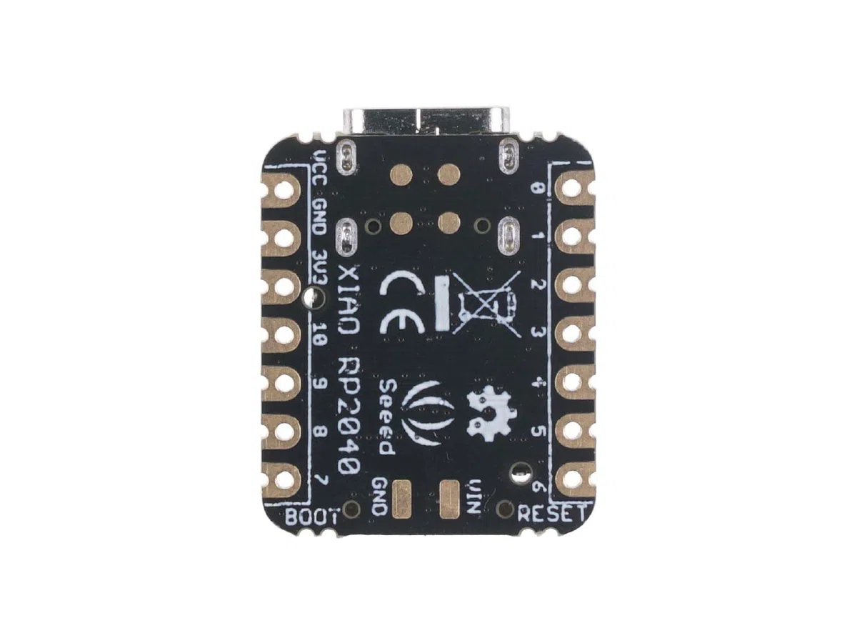 Seeed Studio XIAO RP2040 Mikrocontroller Dual-Core ARM Cortex M0+ Prozessor Arduino MicroPython CircuitPython 3 Stück