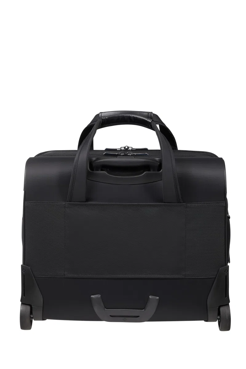 Samsonite Spectrolite 3.0 - Laptoptasche mit Rollen 17.3" mit Smarte Funktionen, Praktische Innenaufteilung, Business Trolley - 37.5/42.5L - Schwarz (Black)