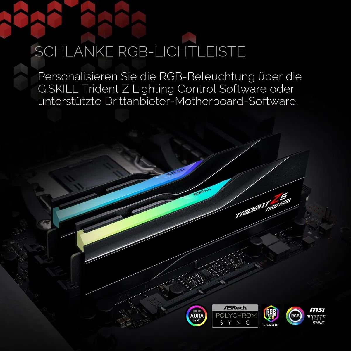 G.skill Trident Z5 Neo Rgb F5-6000j3038f16gx2-Tz5nr Memoria 32 Gb 2 X 16 Gb Ddr5 288-Pin Dimm (32gb[16gbx2] G.skill Trident Z5 Neo Rgb Pc5 6000mhz cl