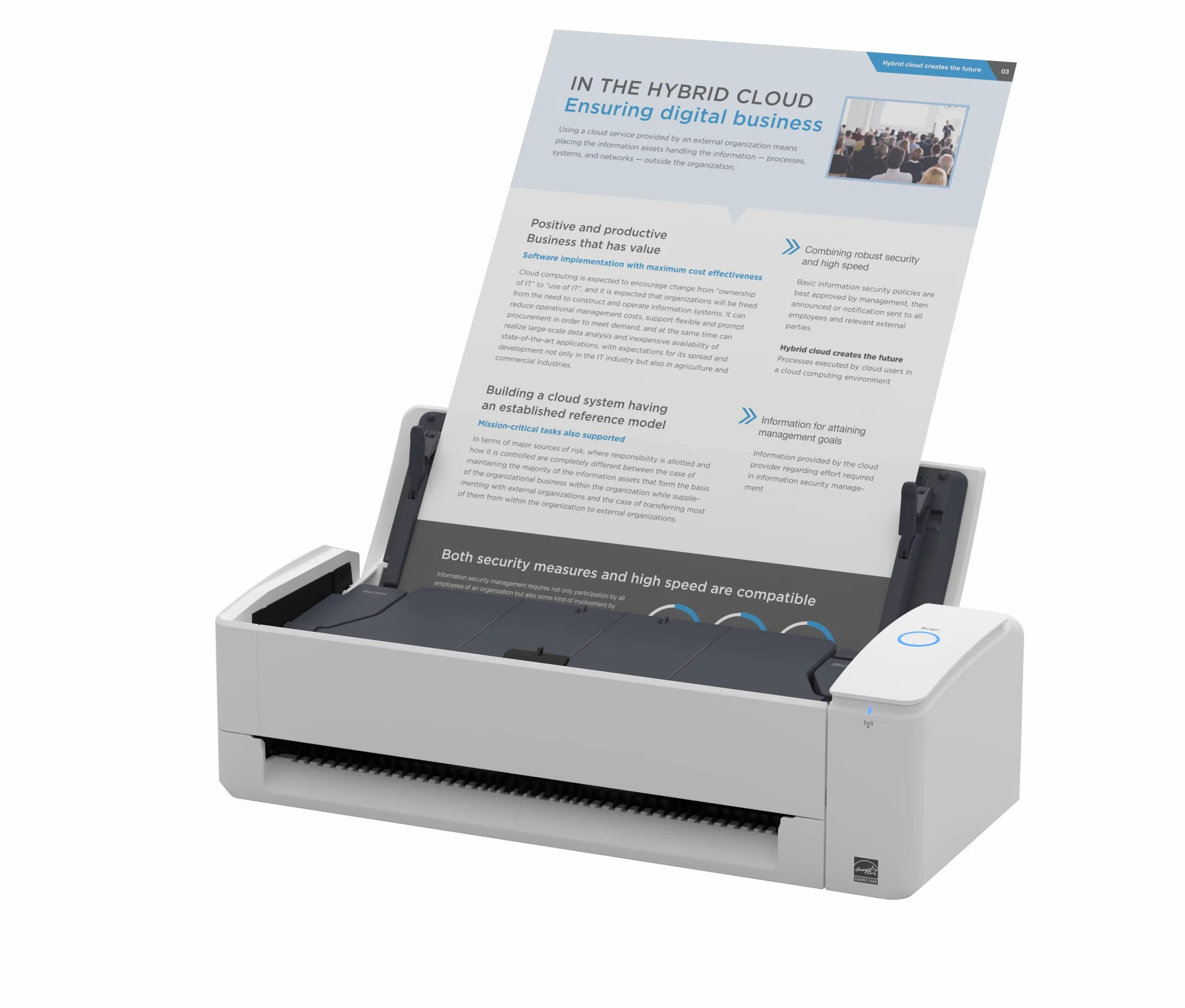 ScanSnap iX1300 LED Desktop Scanner - 30ppm/60ipm A4 Duplex, Dual-Path, ADF, Wi-Fi USB3.2