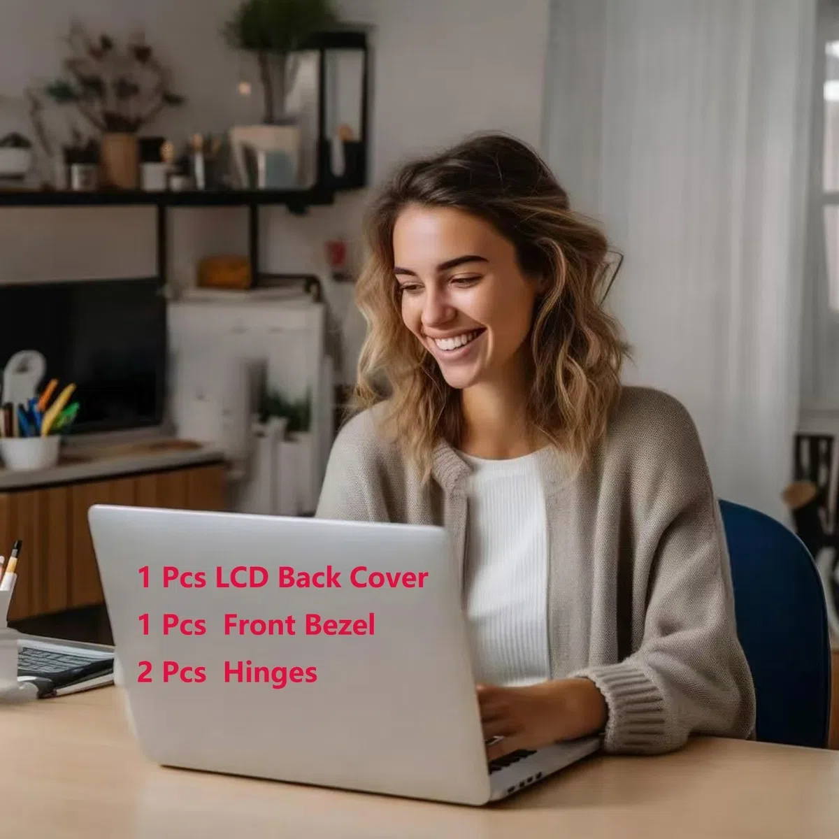 Ersatz-LCD-Abdeckung mit Lünette mit Scharnieren für Lenovo Ideapad 1-15ADA7 82R1 82U4 1 15AMN7 82VG 82X5 1 15ALC7 82R4 Serie Laptop Heckdeckel 5CB1M48453 5CB1F36621 5B30Ss 19034