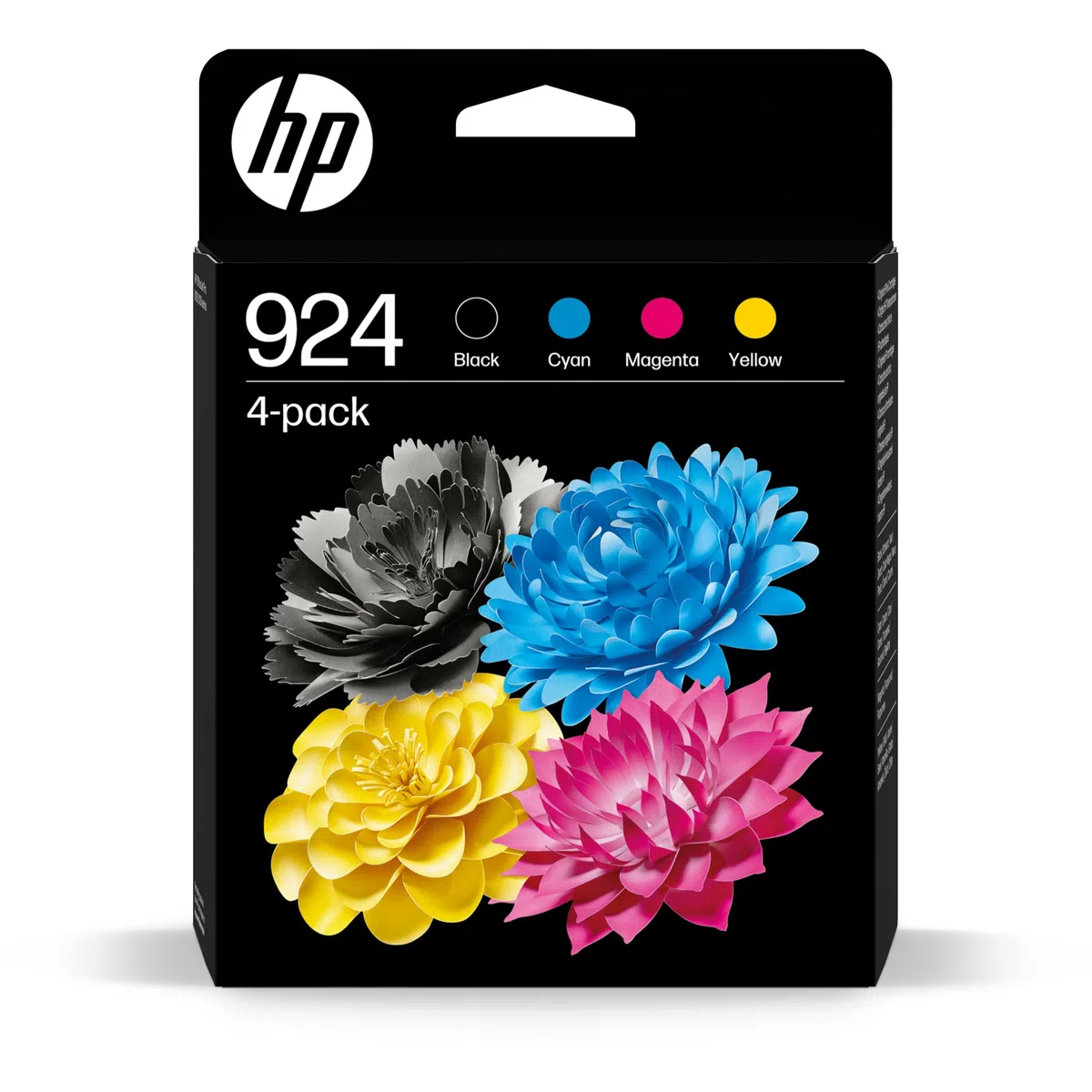HP 924 Original Druckerpatrone 4er Pack Schwarz Cyan Magenta Gelb OfficeJet Pro 8124e