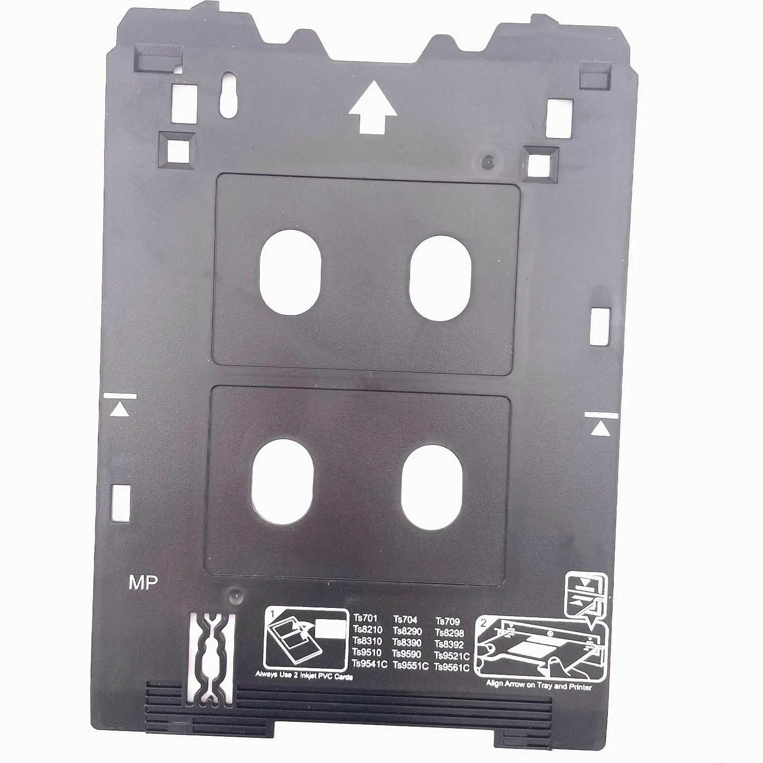 Inkjet PVC-ID-Kartenfach für Canon PIXMA TS701 TS702 TS703 TS704 TS705 TS709 TS8220 TS8330 TS82xx, TS83xx und TS95xx Serie Drucker (Canon MP/Mehrzweckfachdrucker)