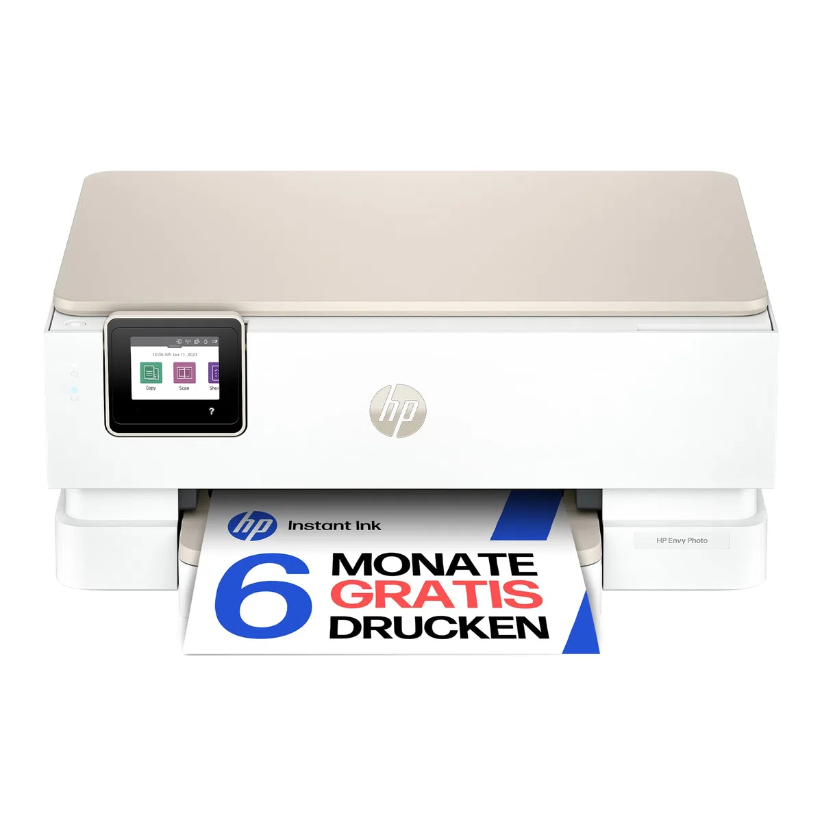 HP Envy Photo 7930 Multifunktionsdrucker, Tintenstrahldrucker, 6 Monate gratis drucken Instant Ink inklusive, Drucken, Scannen, Kopieren, Fotodruck, ADF, DIN A4, WiFi, USB