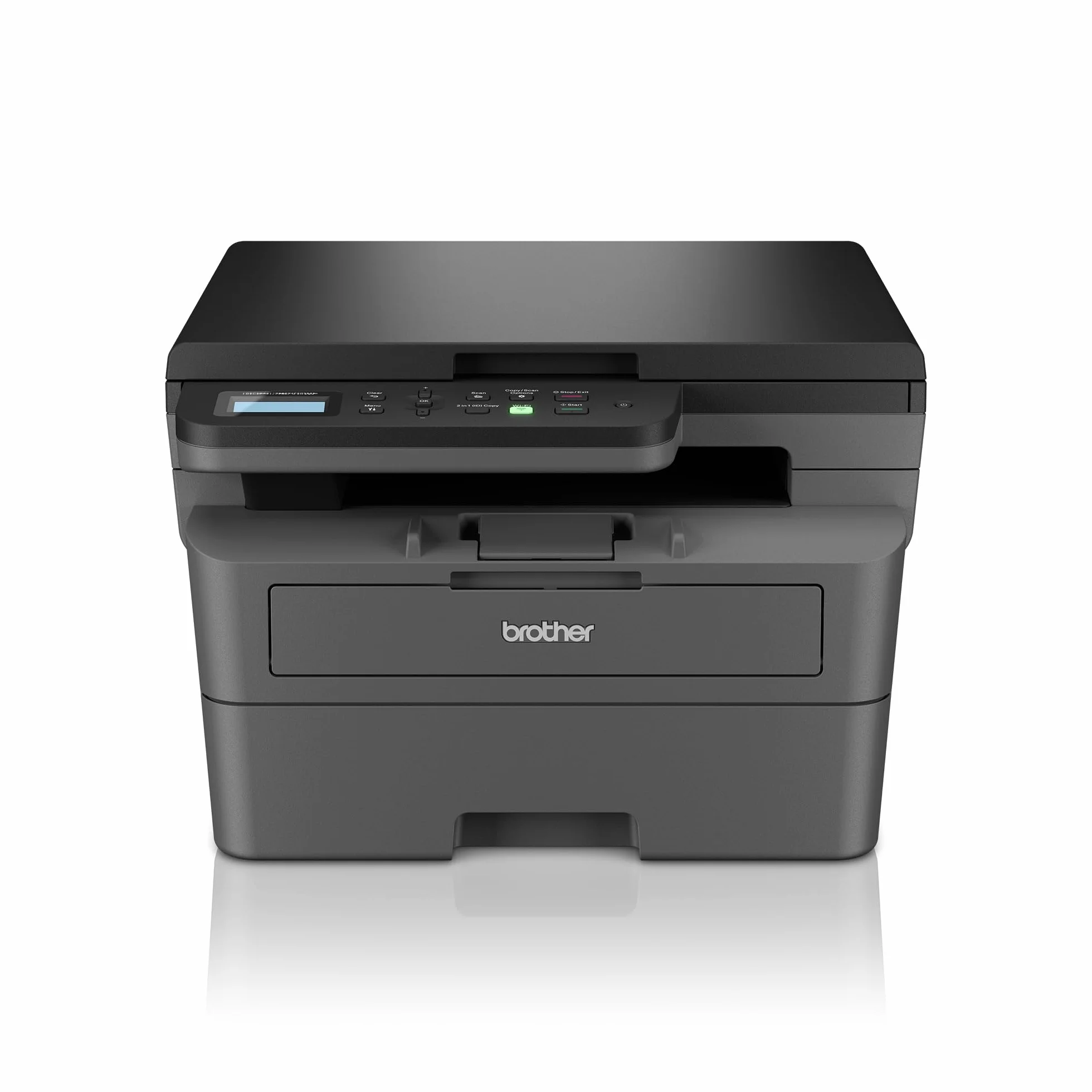 Brother DCP-L2620DW 3-in-1 Monochrom-Laser-Multifunktionsdrucker, 32 ppm, automatischer Duplexdruck, 2-zeiliges LCD-Bedienfeld, USB und 5 GHz WLAN