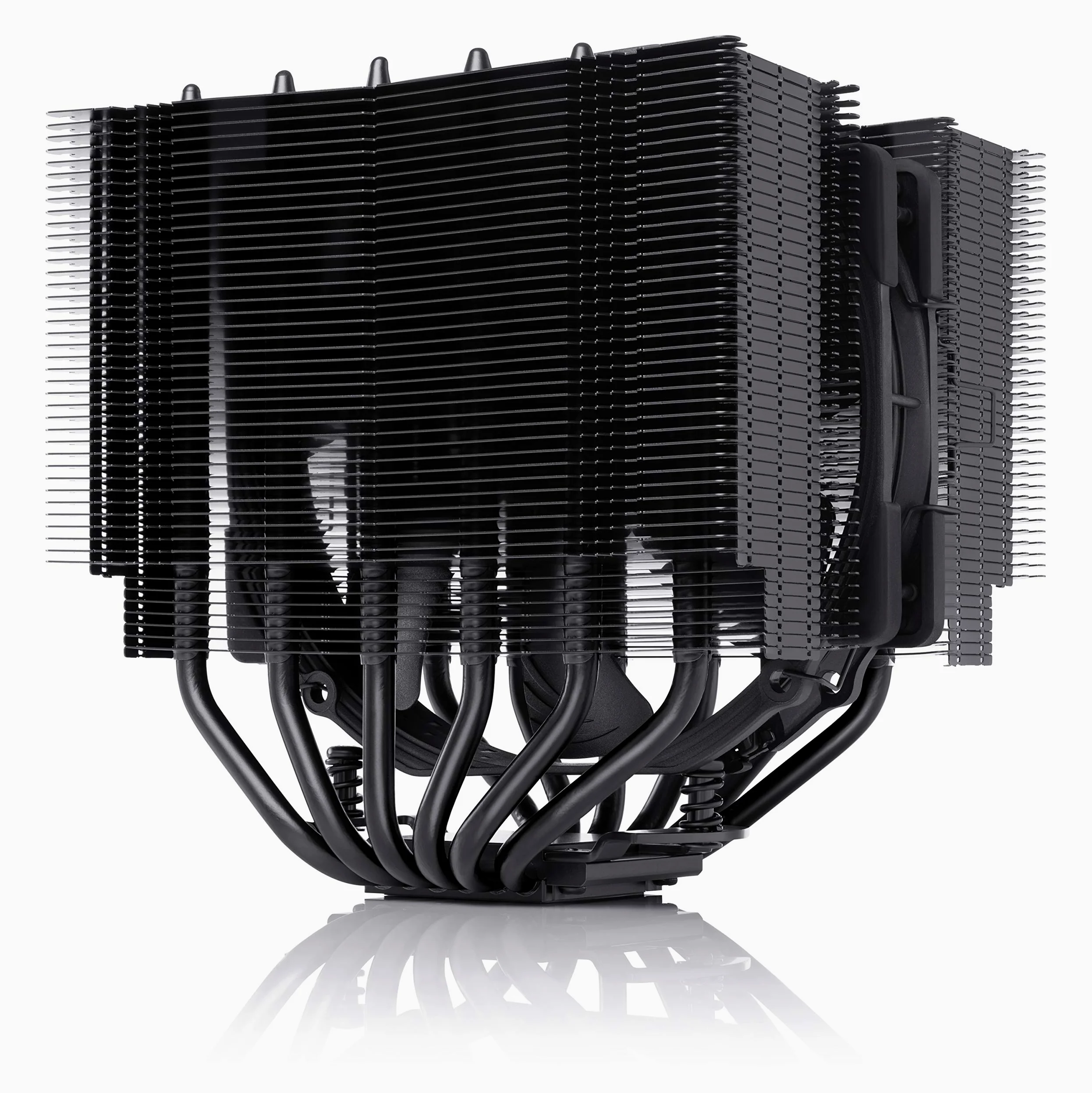 Noctua NH-D15S chromax.black, Premium CPU-Kühler mit NF-A15 PWM 140mm Lüfter (Schwarz)