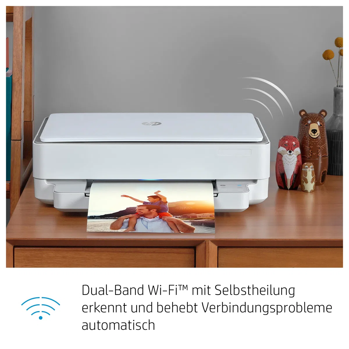 HP ENVY 6020 Multifunktionsdrucker (Instant Ink, Drucker, Scanner, Kopierer, WLAN, Airprint) inklusive 6 Monate Instant Ink