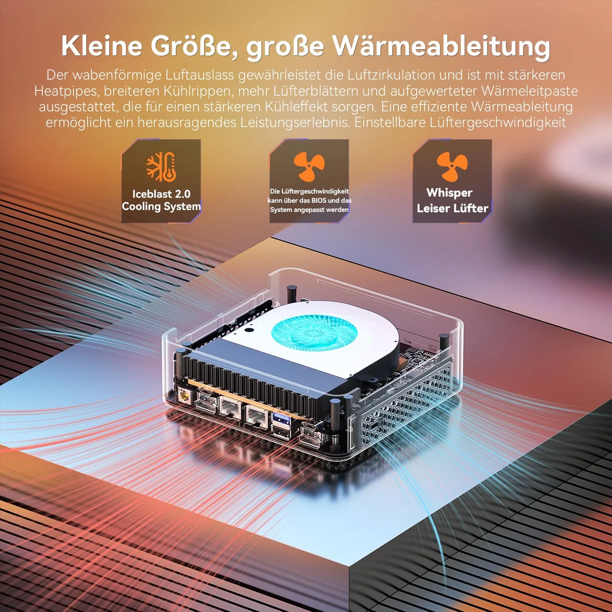 GEEKOM Mini PC AX8 Max Windows 11 Pro Vorinstalliert mit AMD Ryzen 7 8745HS,1TB SSD+16GB DDR5, AMD Radeon 780M | 2,5Gbps Dualer LAN Port | 8K Quad-Display | 2xUSB4 für Gaming/Kreativität/Office/Home