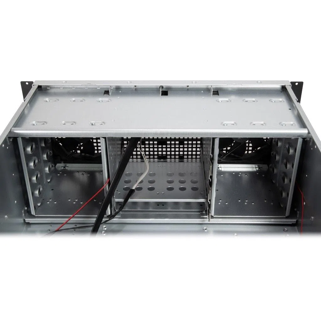 InteR-Tech 4u 40248 Supporto Nero, Grigio - Rack-Monterb