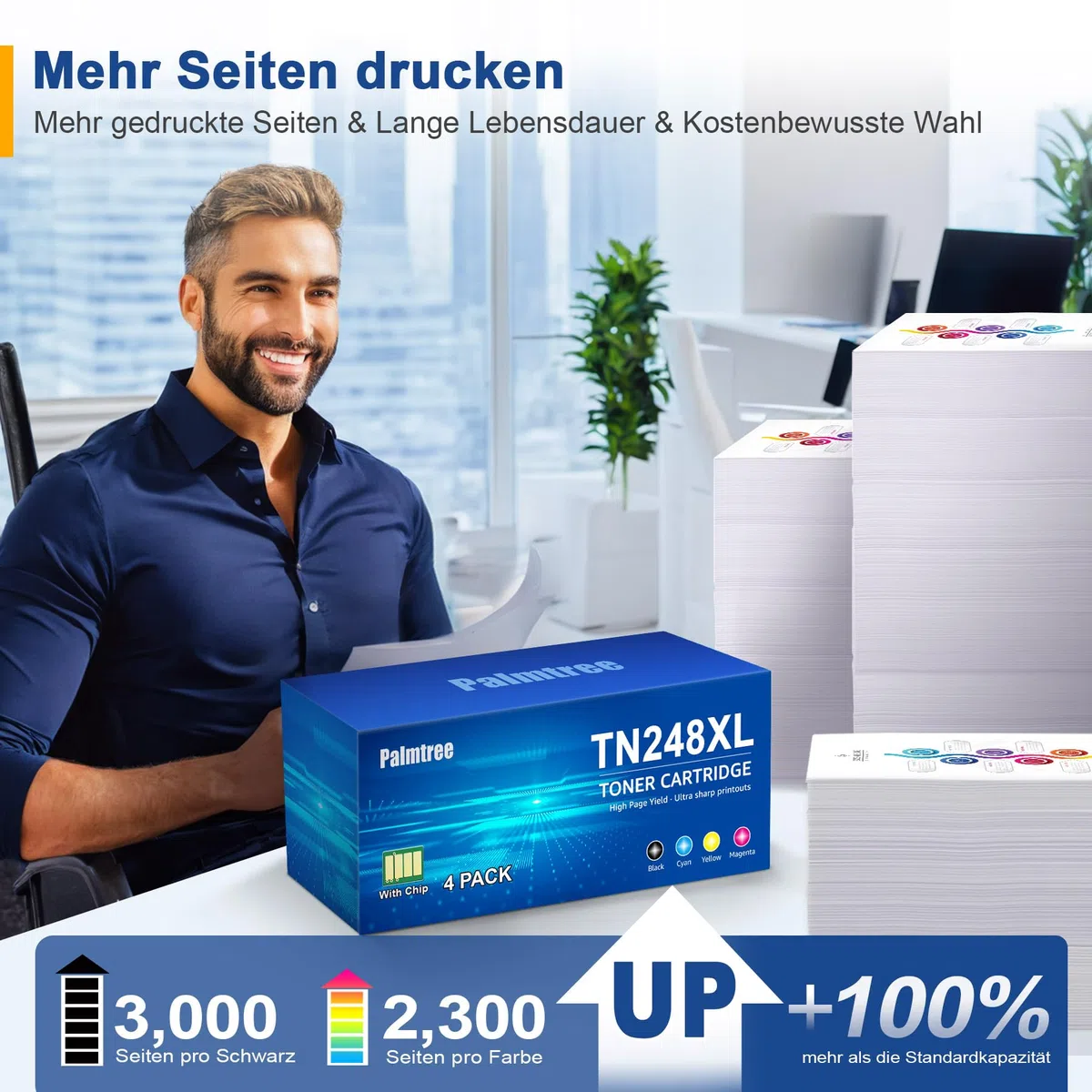TN248XL TN248 Kompatibel für Brother MFC-L3760CDW Toner Brother MFC-L3740CDW Toner Brother MFC-L3740CDWE Brother DCP-L3560CDW TN 248 Brother DCP-L3520CDWE MFC-L8390CDW Brother HL-L3240CDW HL-L3220CWE
