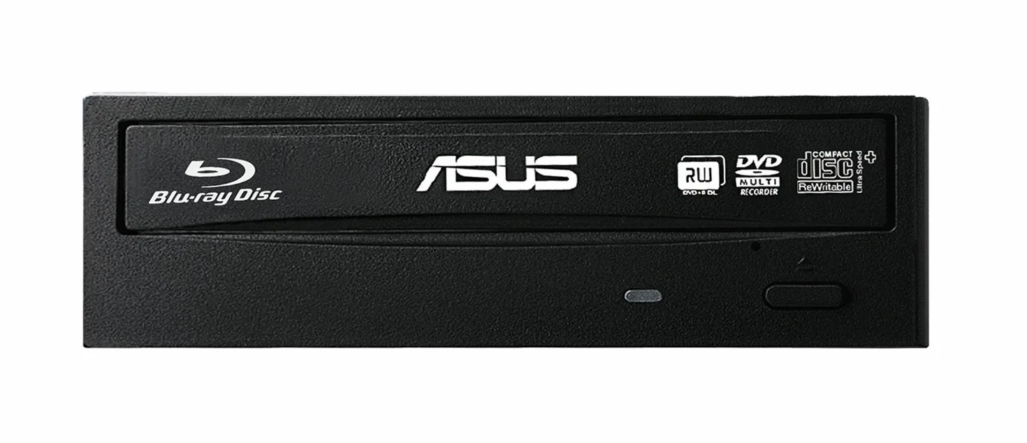 Asus BW-16D1HT Retail Silent interner Blu-Ray Brenner (16x BD-R (SL), 12x BD-R (DL), 16x DVD±R, Retail, BDXL, Sata) schwarz