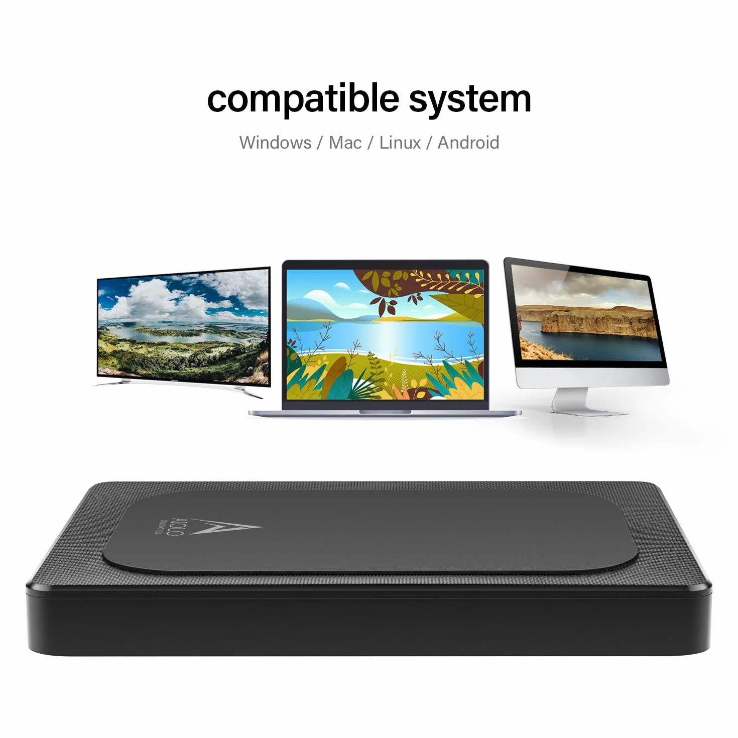 Aiolo Innovation Externe Festplatte 500GB Tragbar 2.5 Zoll Externe HDD, USB 3.0 für PC, Mac, TV, PS4, Xbox, Wii u, Kompatibel mit Mac und Windows