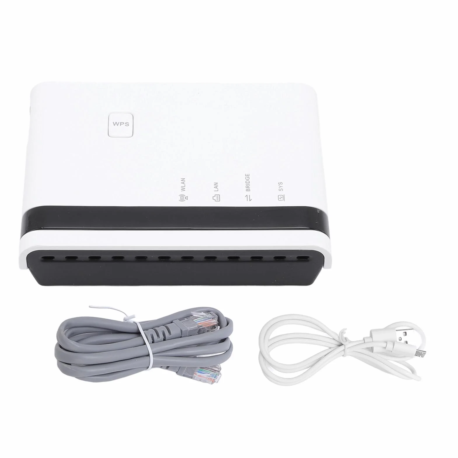 Kavolet USB-Druckserver, 10/100 Mbit/s, LAN-Brücke, Standalone, Plug-and-Play, 4 Drucker (EU-Stecker)