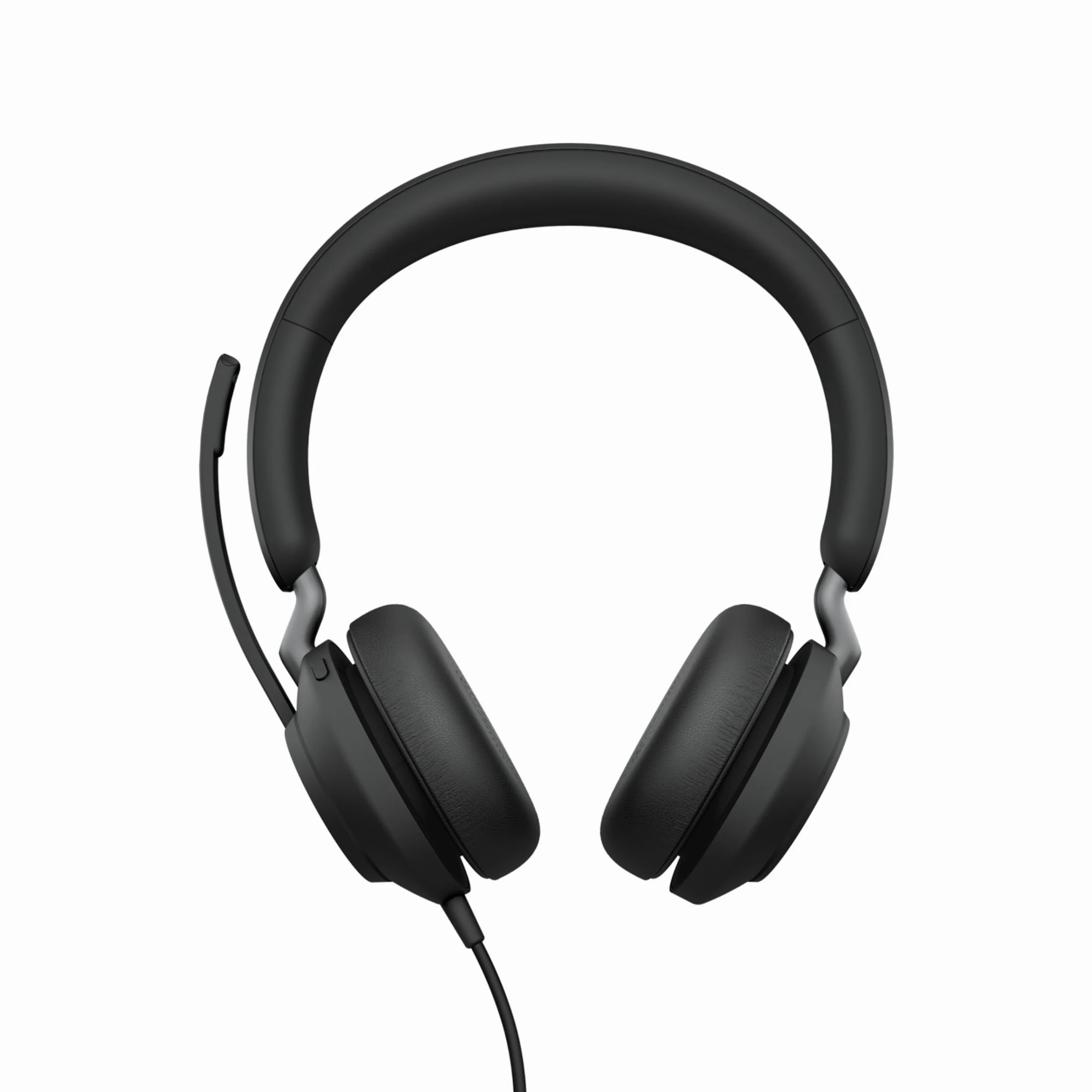 Jabra Evolve2 40 SE Kabelgebundenes Stereo-Headset mit Geräuschunterdrückung, Mikrofon und USB-C/A-Kabel - MS Teams-Zertifiziert, kompatibel mit Allen Anderen Plattformen - Schwarz