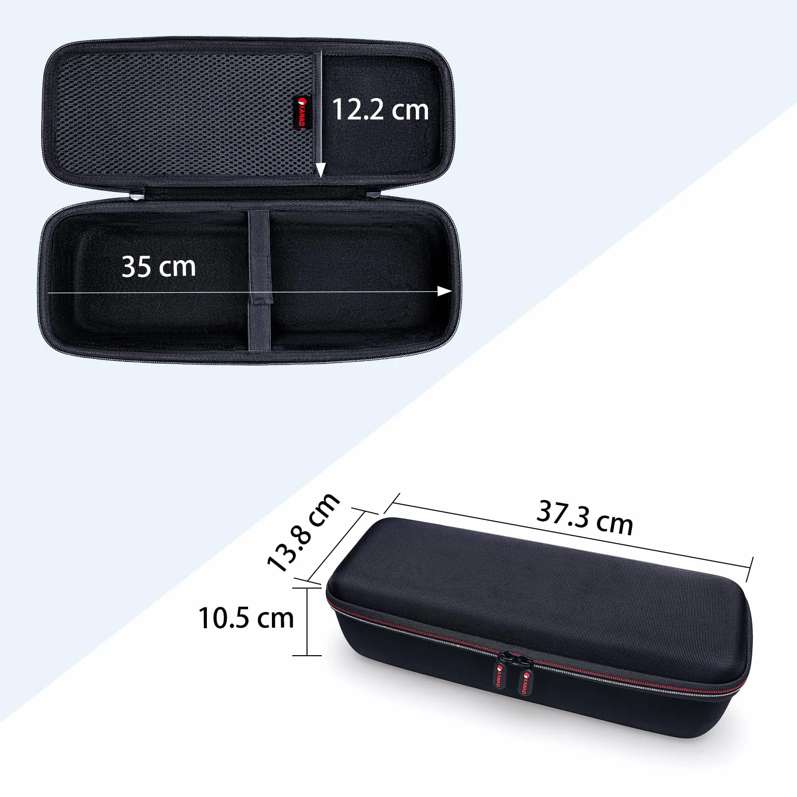 XANAD Tasche für Brother ADS-1800W / ADS-1700W / ADS-1200 Wireless Document Scanner für Zuhause, Home Office oder On-the-Go Professionals Tragetasche