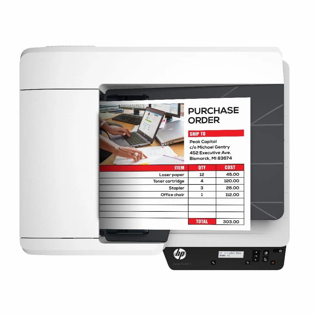 HP ScanJet Pro 3500 f1 Scanner Flachbett 50-Blatt ADF USB
