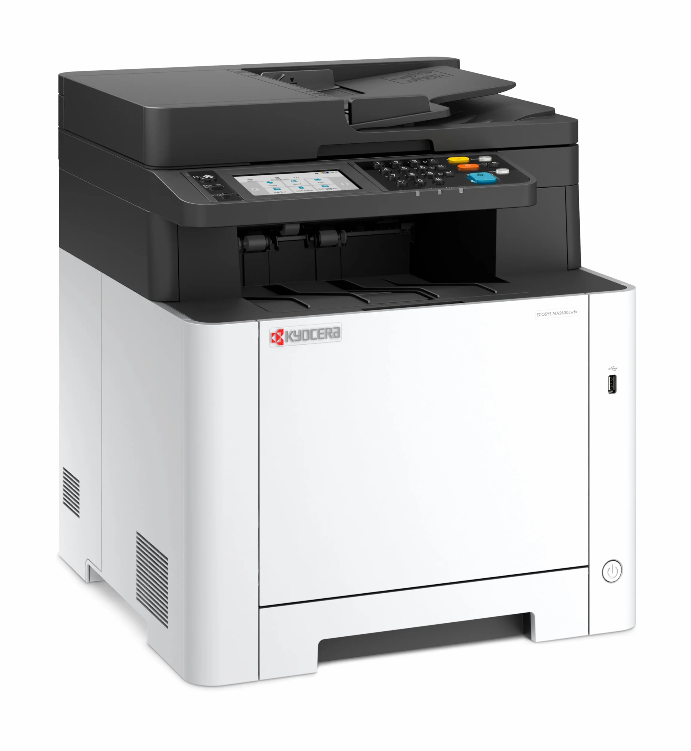 Kyocera Ecosys MA2600cwfx Farblaserdrucker Multifunktionsgerät WLAN: Drucker Scanner Kopierer, Faxgerät. Multifunktionsdrucker inkl. Mobile-Print-Funktion.