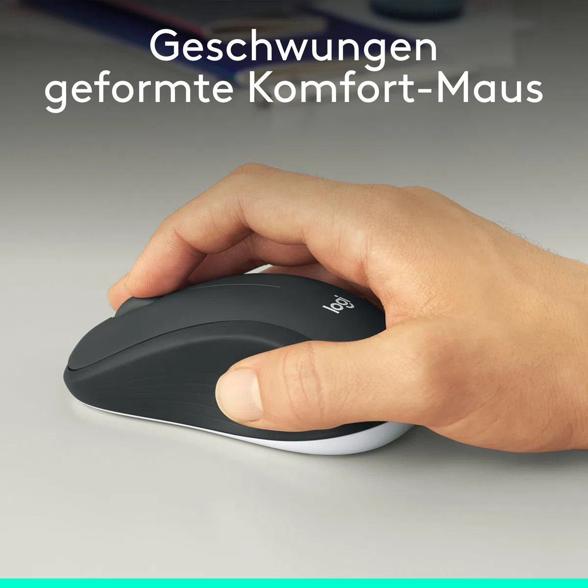 Logitech MK540 Advanced Kombi – Kabellose Tastatur und Maus für Windows, Deutsche QWERTZ-Tastatur – Schwarz