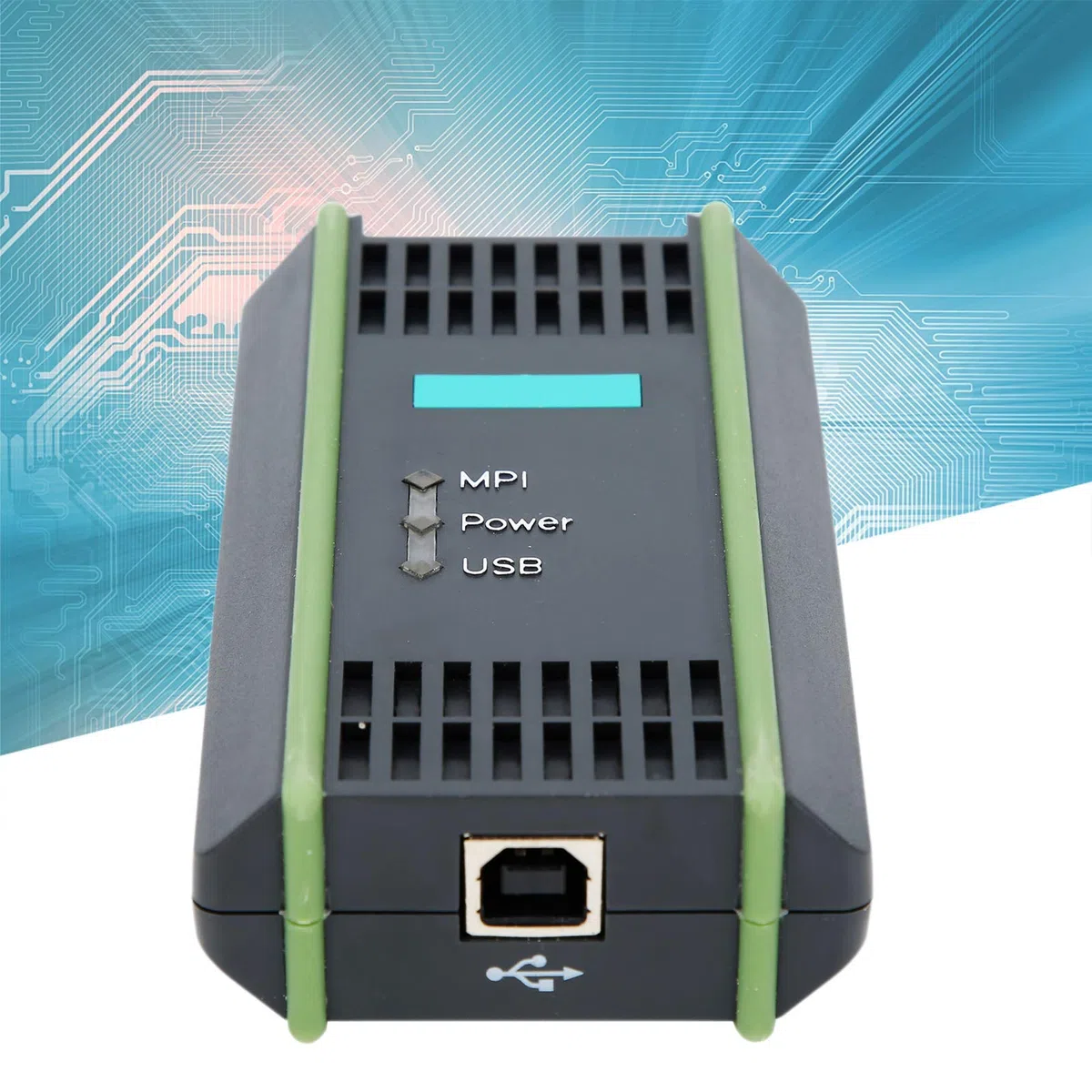 lyrlody 6GK1571 0BA00 0AA0 USB-MPI SPS-Programmierkabel PC-Adapter fürS7 300 mit Weichem Draht, Optische Kopplungsisolierung, Vernickelte Anschlüsse, Unterstützung von PPI MPI