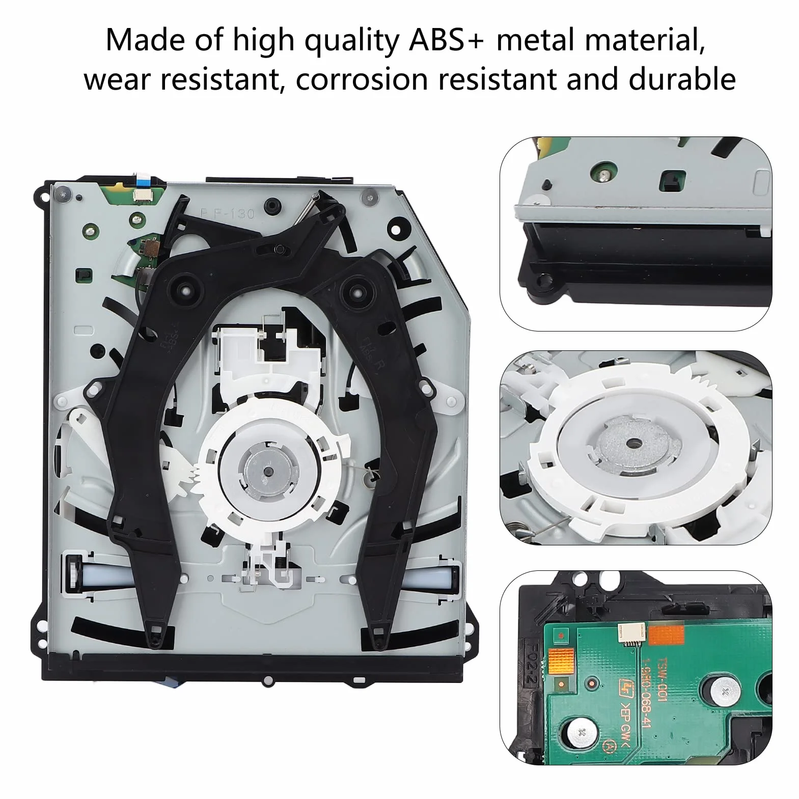 Dioche Cuh 1216A Disc Drive Disk Drive Replacement ABS+Metal for 1200 DVD Drive Professional Optical Drive Replacement Repair Part for Cuh-120Xx Series