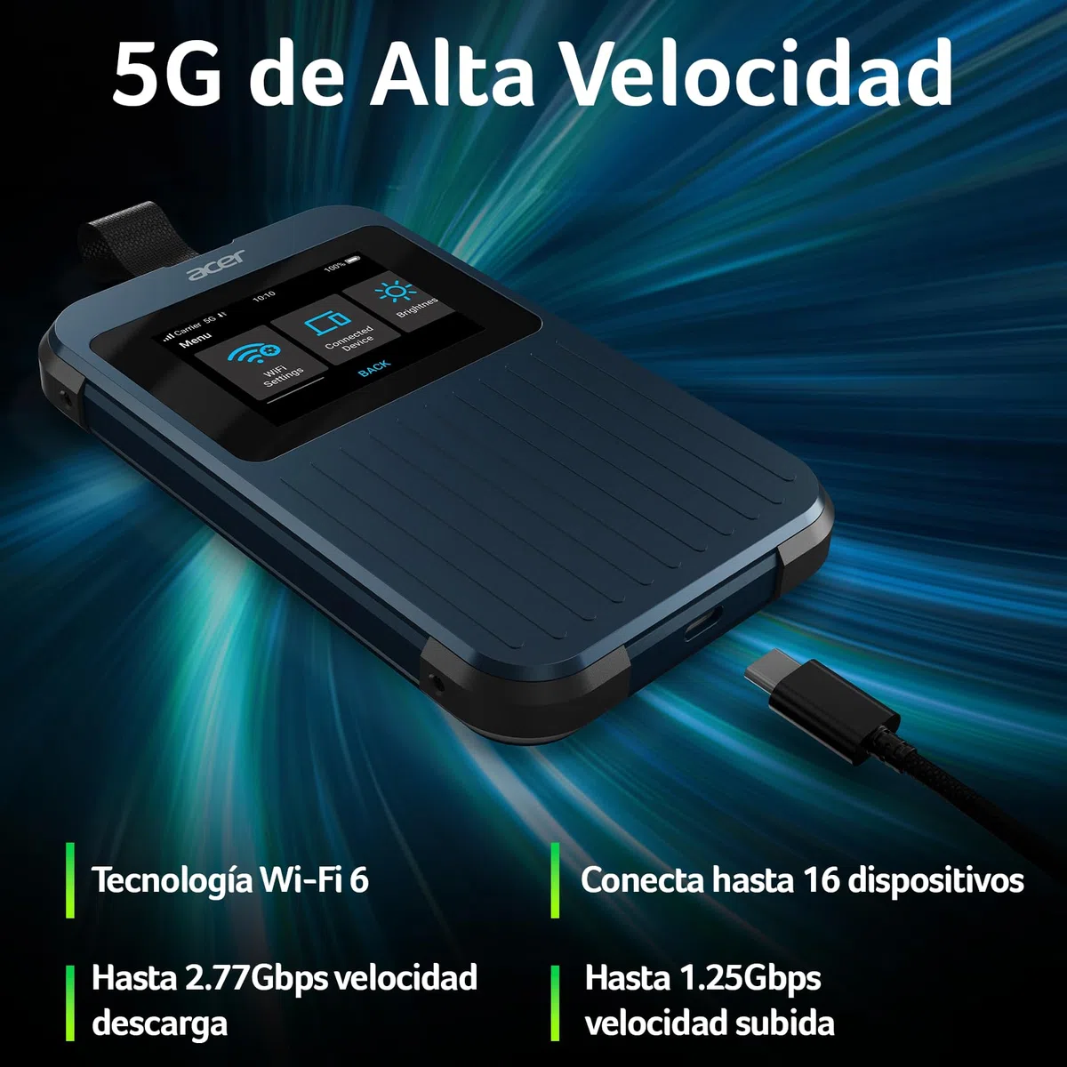 Acer Connect Enduro M3 5G Mobile Wi-Fi