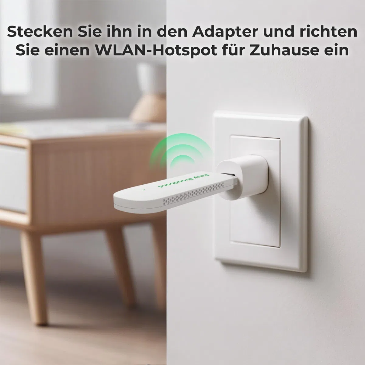 EIOTCLUB 4G LTE Surfstick, Surf Stick mit WiFi 6, 150 Mbps, SIM-Lock, Mobile Internet, 4G-Internet-Stick mit vorinstallierter SIM-Karte, Plug & Play WLAN-Hotspot für Laptop/PC/Smartphone