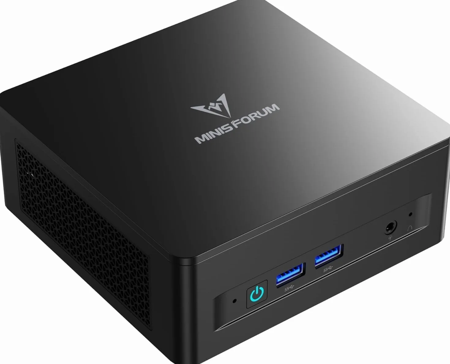 MINIS FORUM UM760 Slim Mini-PC, AMD Ryzen 5 7640HS (6 Kerne / 12 Threads, bis zu 5,0 GHz), 32 GB DDR5, 1 TB PCIe 4.0 SSD, DP/HDMI 2.1 / USB 4, Wi-Fi 6E / Bluetooth 5.2