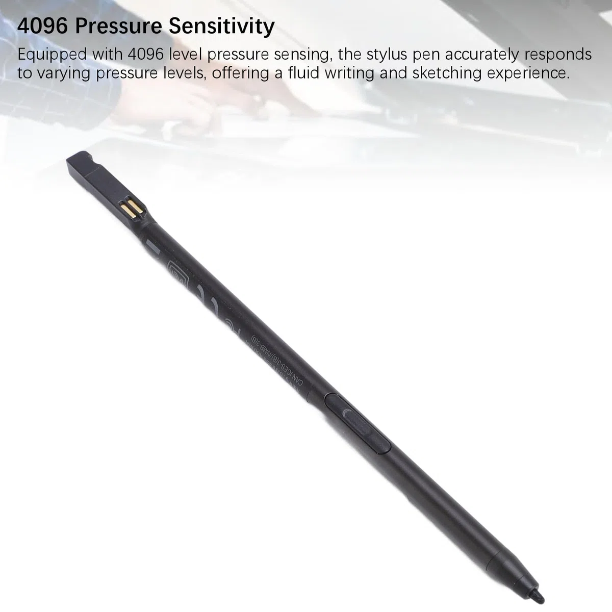 Sxhlseller Digitizer Stylus -Stift mit 4096 Druckempfindlichkeit, Touchscreen -Stift Kompatibel mit FMV Q738 Q739 FPCPN055, Ergonomisches Leichtes Schwarz
