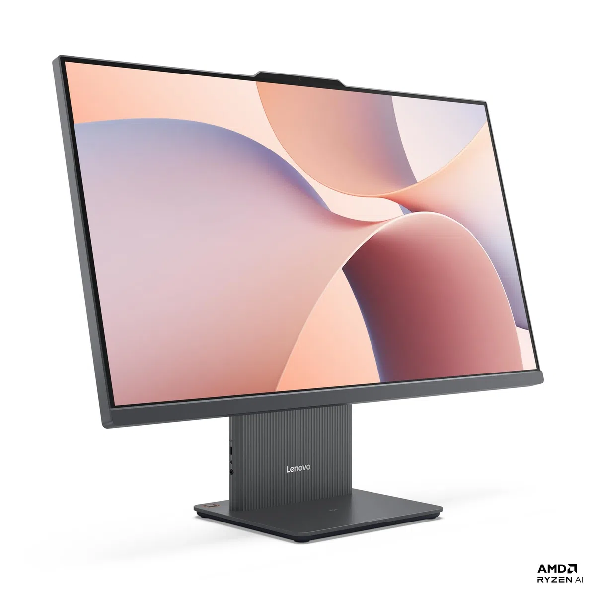 Lenovo IdeaCentre All-In-One PC | 27" Full HD Display | AMD Ryzen 7 250 | 16GB RAM | 1TB SSD | AMD Radeon 780M Grafik | Windows 11 | Inkl. Maus und Tastatur | Grau | 3 Monate Premium Care
