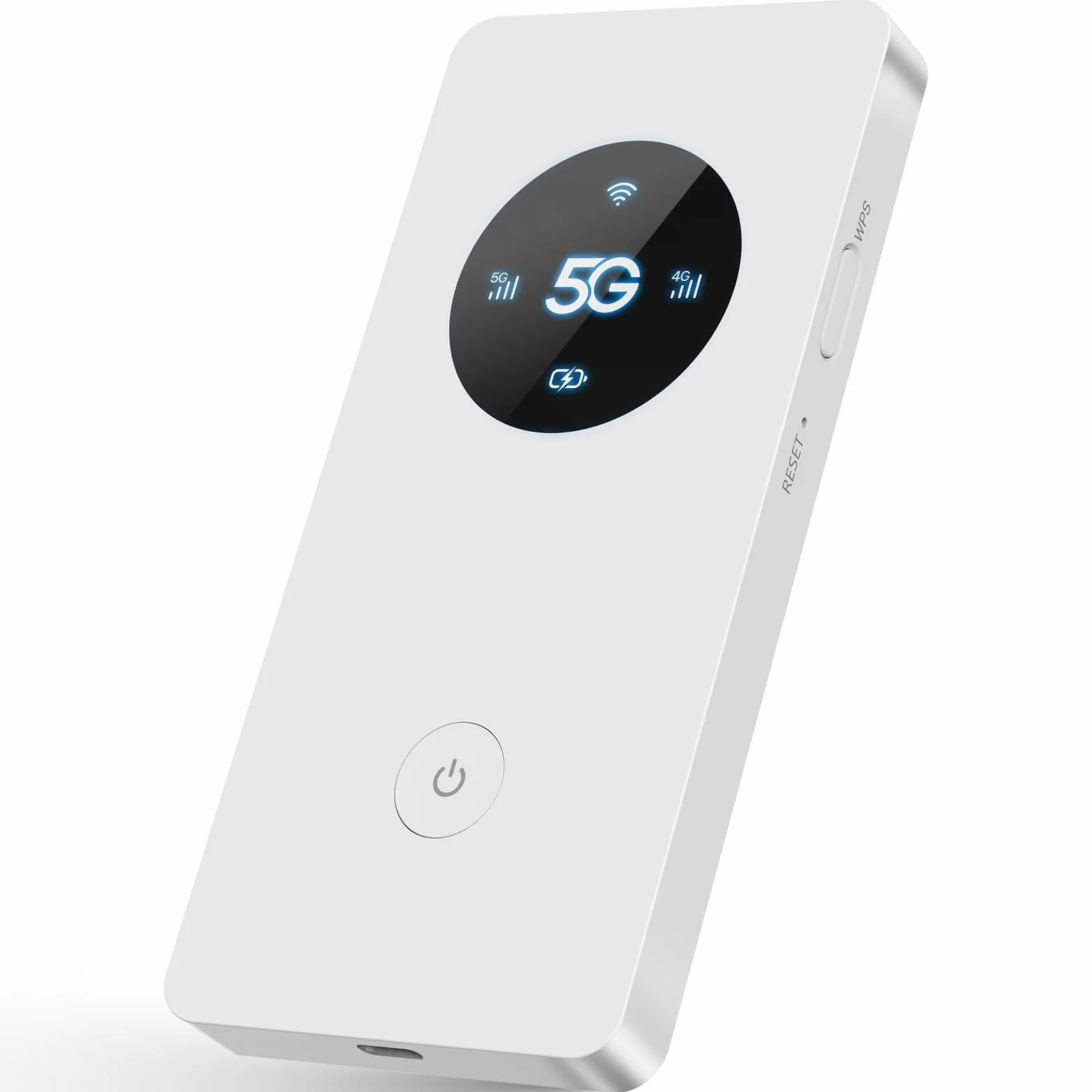 Tragbarer mobiler WLAN-Hotspot,5G-LTE-SIM-Router,2 Gbit/s,5000 mAh wiederaufladbarer Akku,kabelloses USB-WiFi-Modem,ohne Konfiguration,für Reisen und Arbeit,Nicht durchsuchen, APN ändern