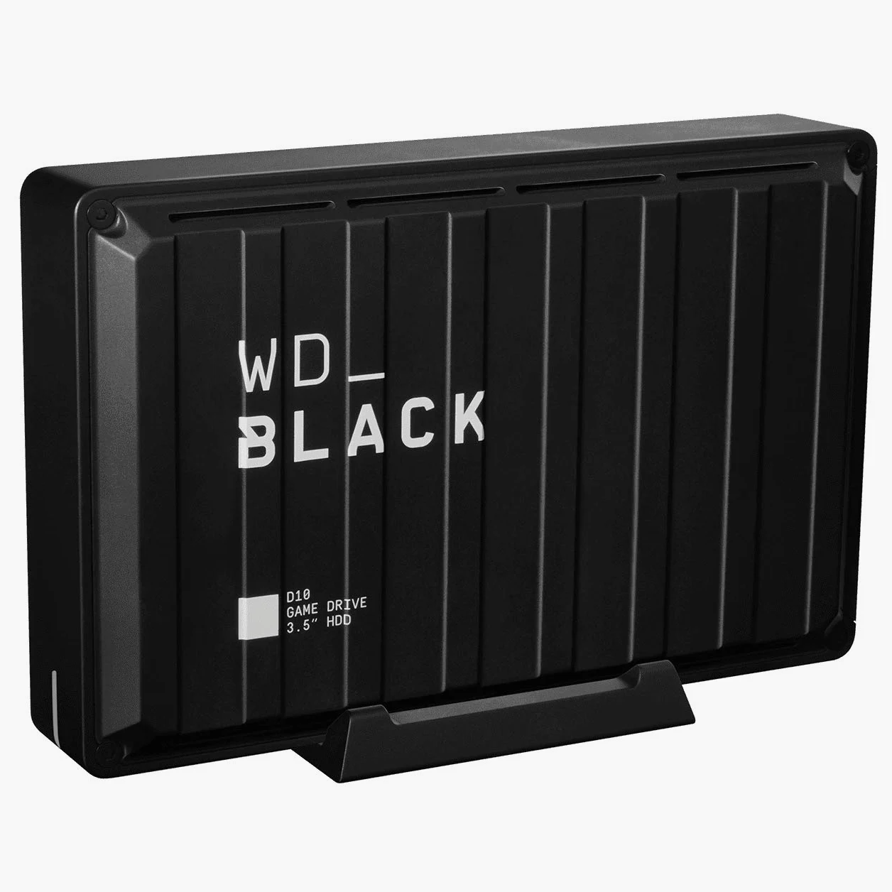 WD_BLACK D10 Game Drive externe Festplatte 8 TB (Übertragungsgeschwindigkeit bis zu 250 MB/s, 7200 U/min und aktive Kühlung, USB Typ-A zum Laden von Gaming-Ausrüstung) Schwarz