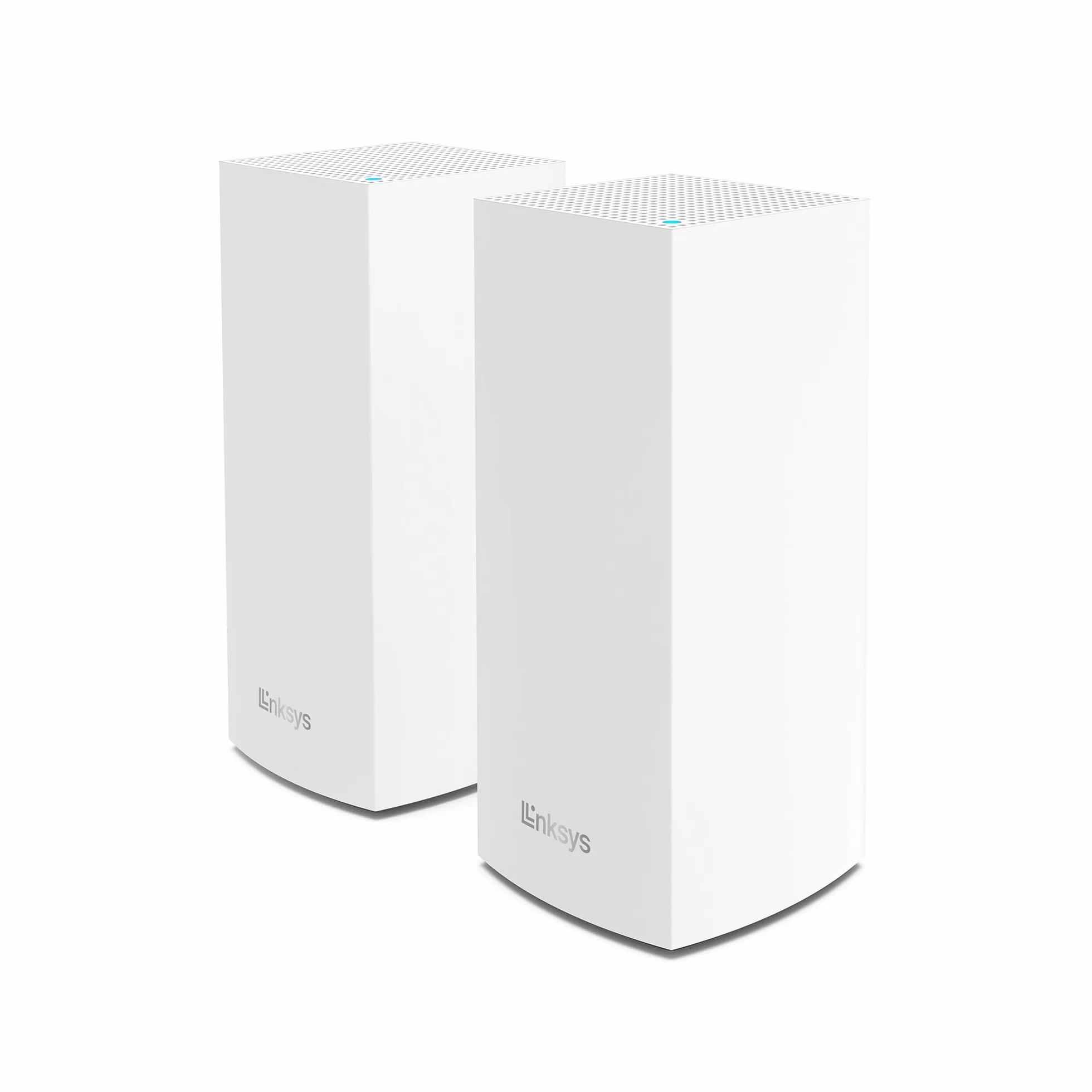 Linksys Velop MX8400 Tri-Band Mesh-WiFi 6-System (AX4200) WLAN-Router mit bis zu 525 m² Funkabdeckung, 3,5-mal schneller, für mehr als 80 Geräte – 2er-Pack, Weiß
