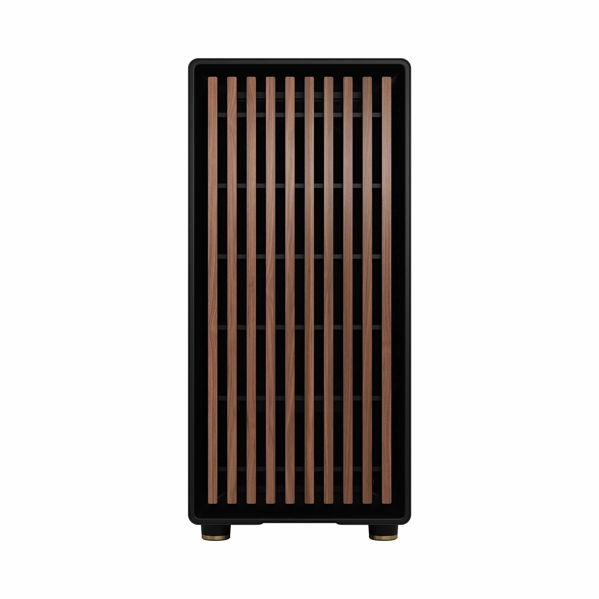 Fractal Design North ATX Mid-Tower PC-Gehäuse - Holzfront | Tempered Glass Seitenpanel, zwei 140-mm-Lüfter enthalten, USB-C, Airflow optimiert für Gaming PC