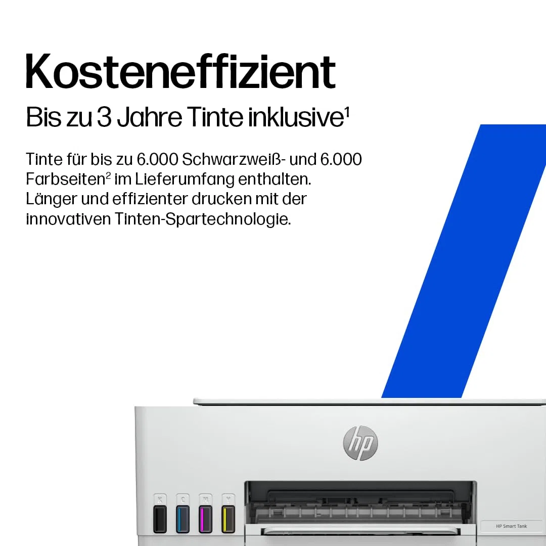 HP Smart Tank 5105 3-in-1 Multifunktionsdrucker WLAN Mobiles Drucken 3 Jahre Tinte inklusive Garantie