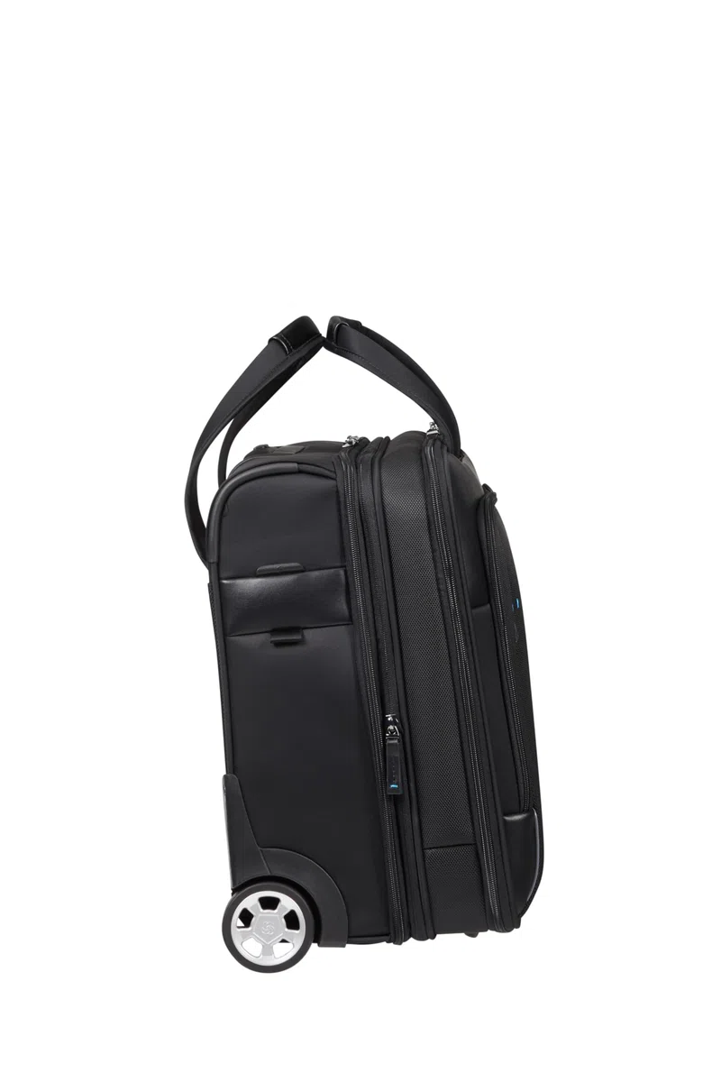 Samsonite Spectrolite 3.0 - Laptoptasche mit Rollen 17.3" mit Smarte Funktionen, Praktische Innenaufteilung, Business Trolley - 37.5/42.5L - Schwarz (Black)