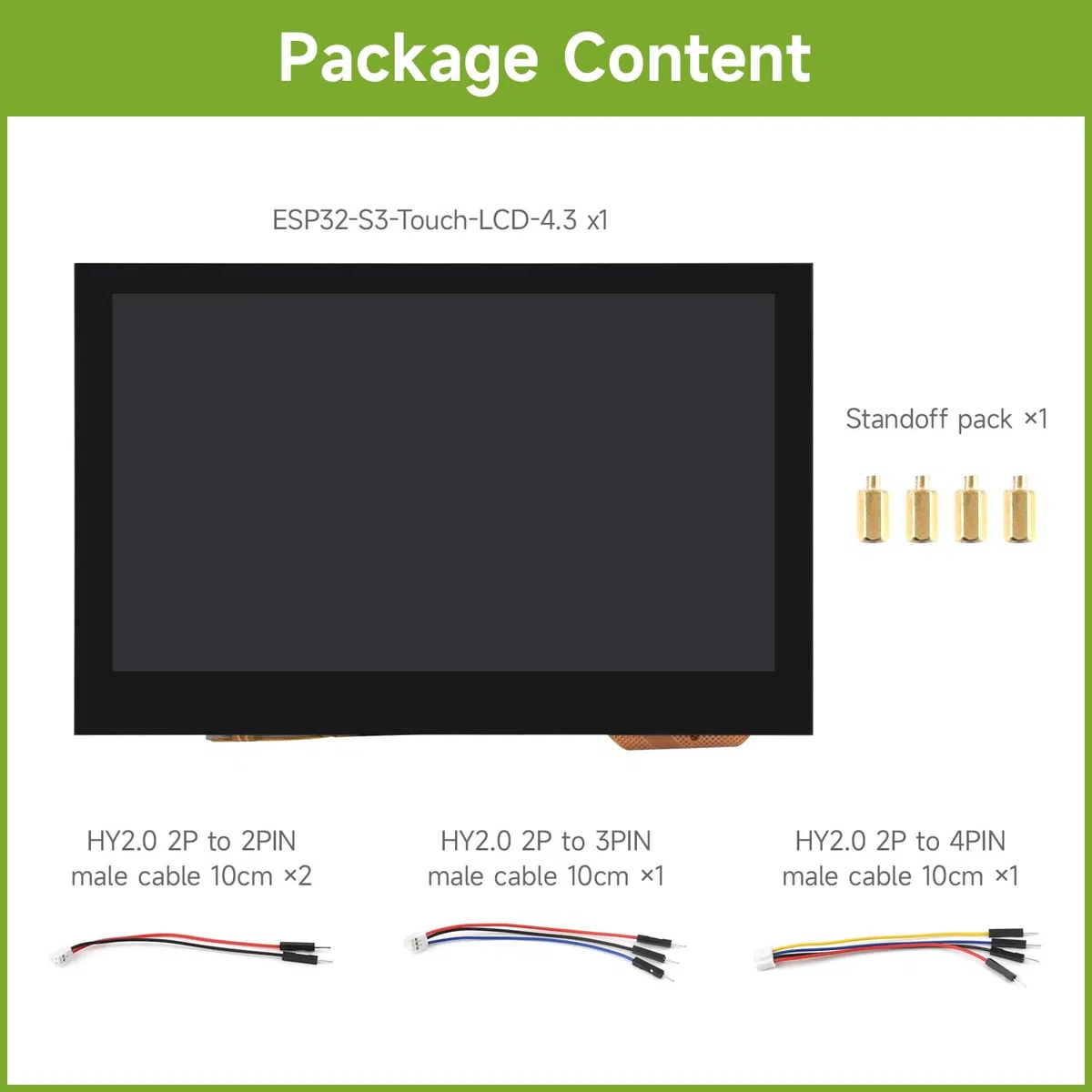 Waveshare ESP32-S3 4.3inch Capacitive Touch Display Development Board 800x480 5-Point Touch 32-Bit LX7 Dual-Core 240MHz WiFi