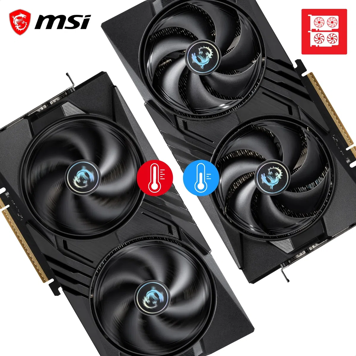 MSI GeForce RTX 5060 8G Gaming OC - 8GB GDDR7 (28Gbps/128-bit), PCIe 5, Boost: 2625 Hz, HDMI 2.1b, DisplayPort 2.1b