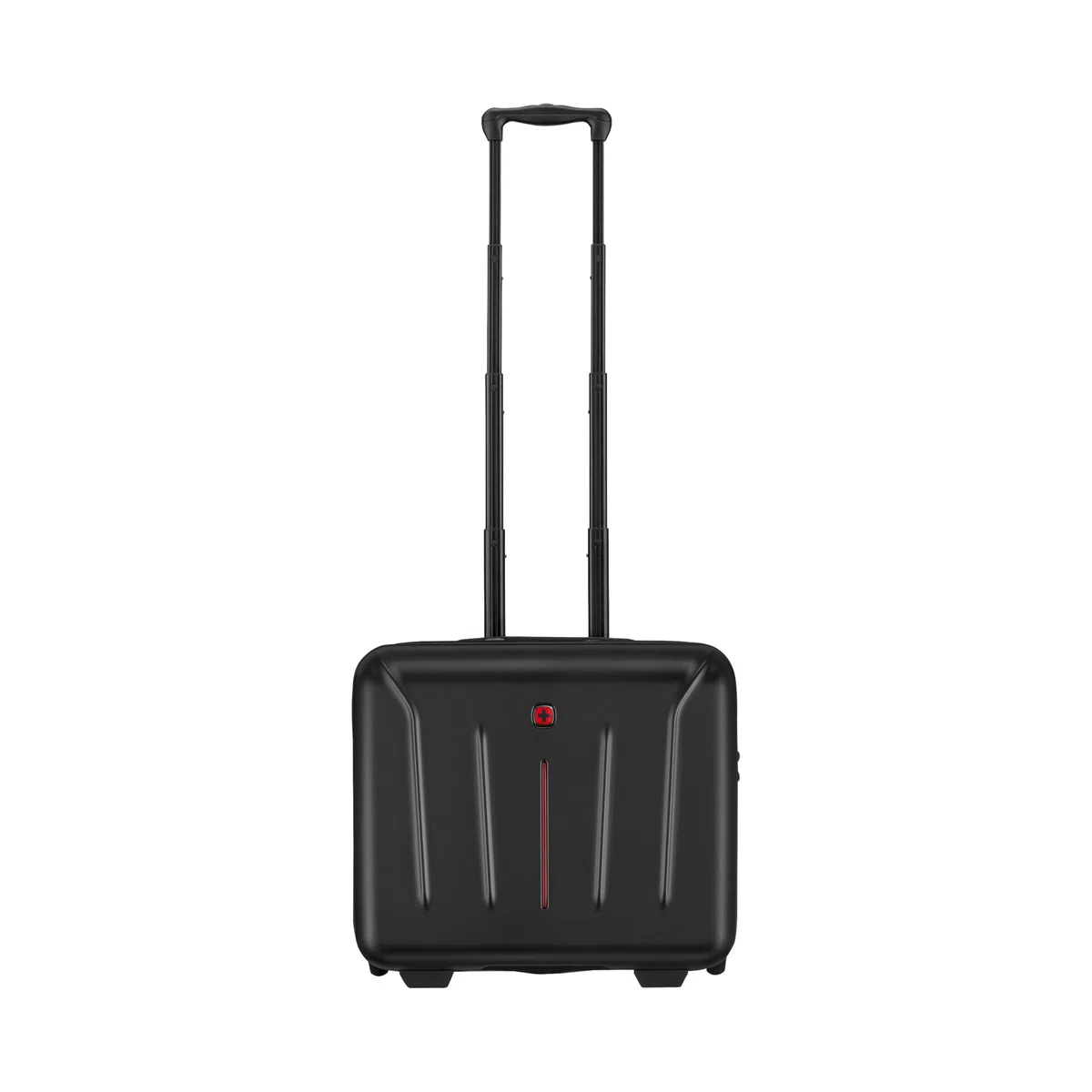 WENGER Amplix Wheeled Case, Laptop-Tasche zum Rollen, Aktenkoffer, Notebook bis 15,6 Zoll, Tablet bis 11 Zoll, 25 l, Damen/Herren, Schwarz, 653893