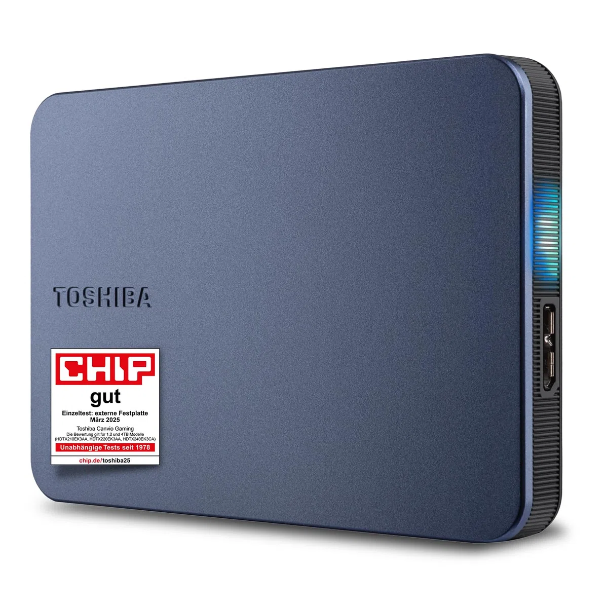 Disco Rigido Esterno Toshiba Canvio Gaming - 2,5 - 2 Tb - Usb 3.2 Gen 1 - Compatibile Con Playstation / Xbox / Pc - Argento