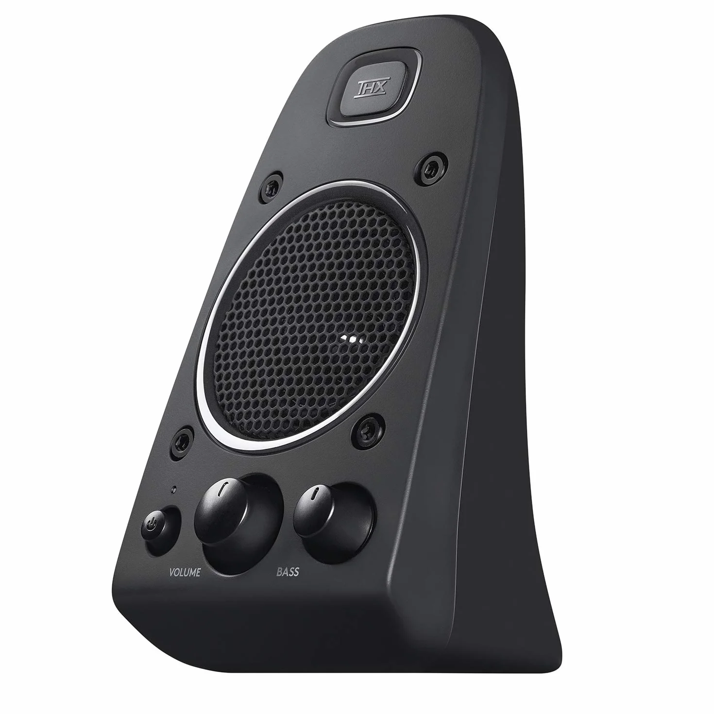 Logitech Lautsprechersystem 2.1 Subwoofer, THX, Tiefer Bass, EU-Stecker, PC/PS4/Xbox/Player/DVD-Player/TV/Smartphone/Tablet, AUX-Anschluss, Schwarz, 400 W Peak, Optischer Eingang 3,5 mm/RCA