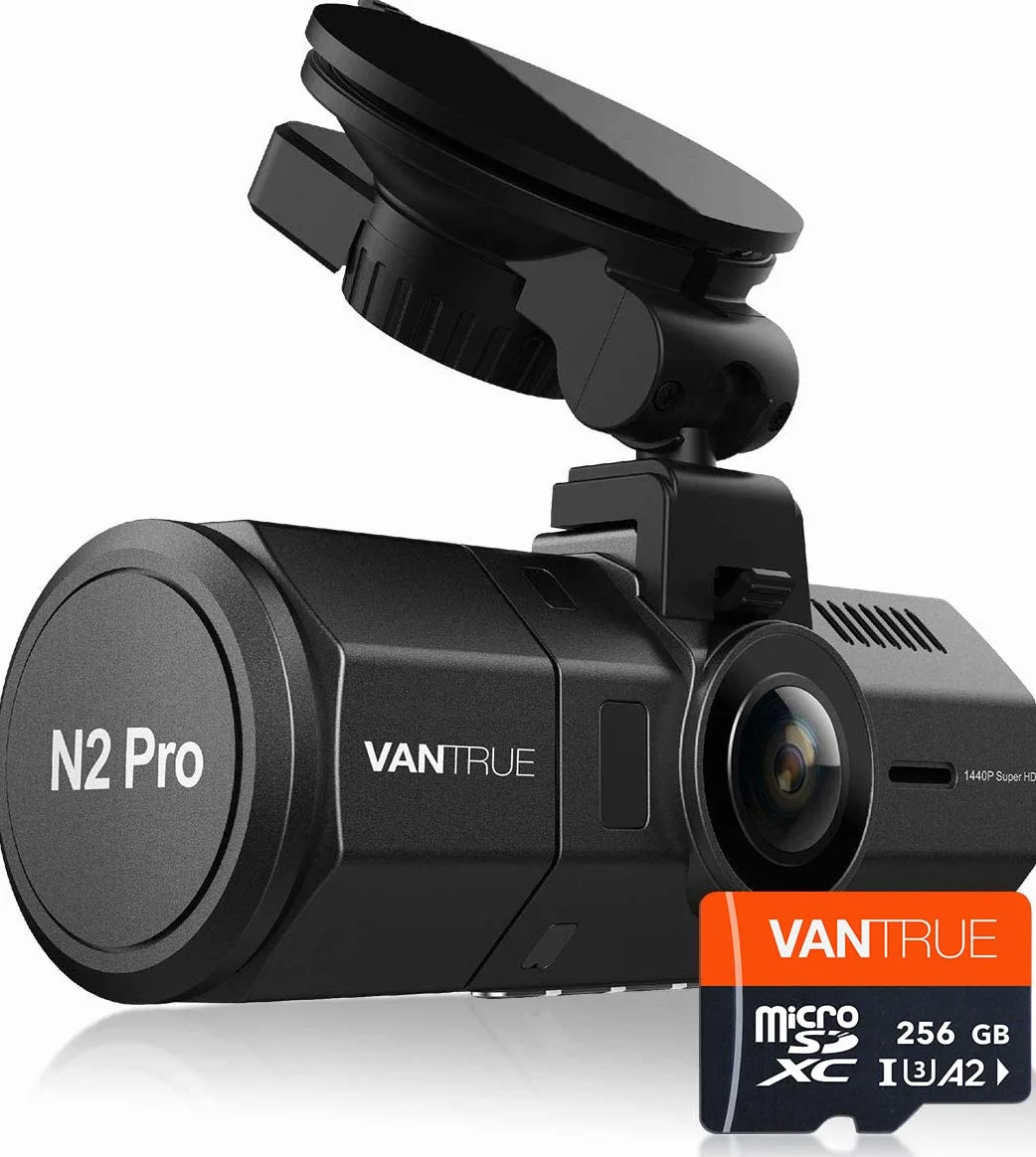 VANTRUE 256GB microSD Speicherkarte, UHS-I U3 4K, inkl. Adapter, Kompatibel mit Dashcam, Smartphone, Tablet, Action Camera und Überwachung Kamera (256G)