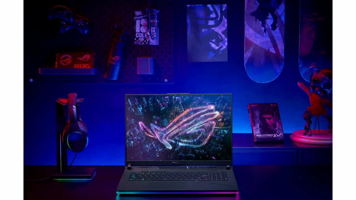 ASUS ROG Strix G16 G614FM Laptop | 16" WUXGA 165Hz/3ms 16:9 IPS Display | AMD Ryzen 9 9955HX | 16GB RAM | 1TB SSD | NVIDIA RTX 5060 | Win11 Home | QWERTZ | Eclipse Gray | 3Monate GamePass
