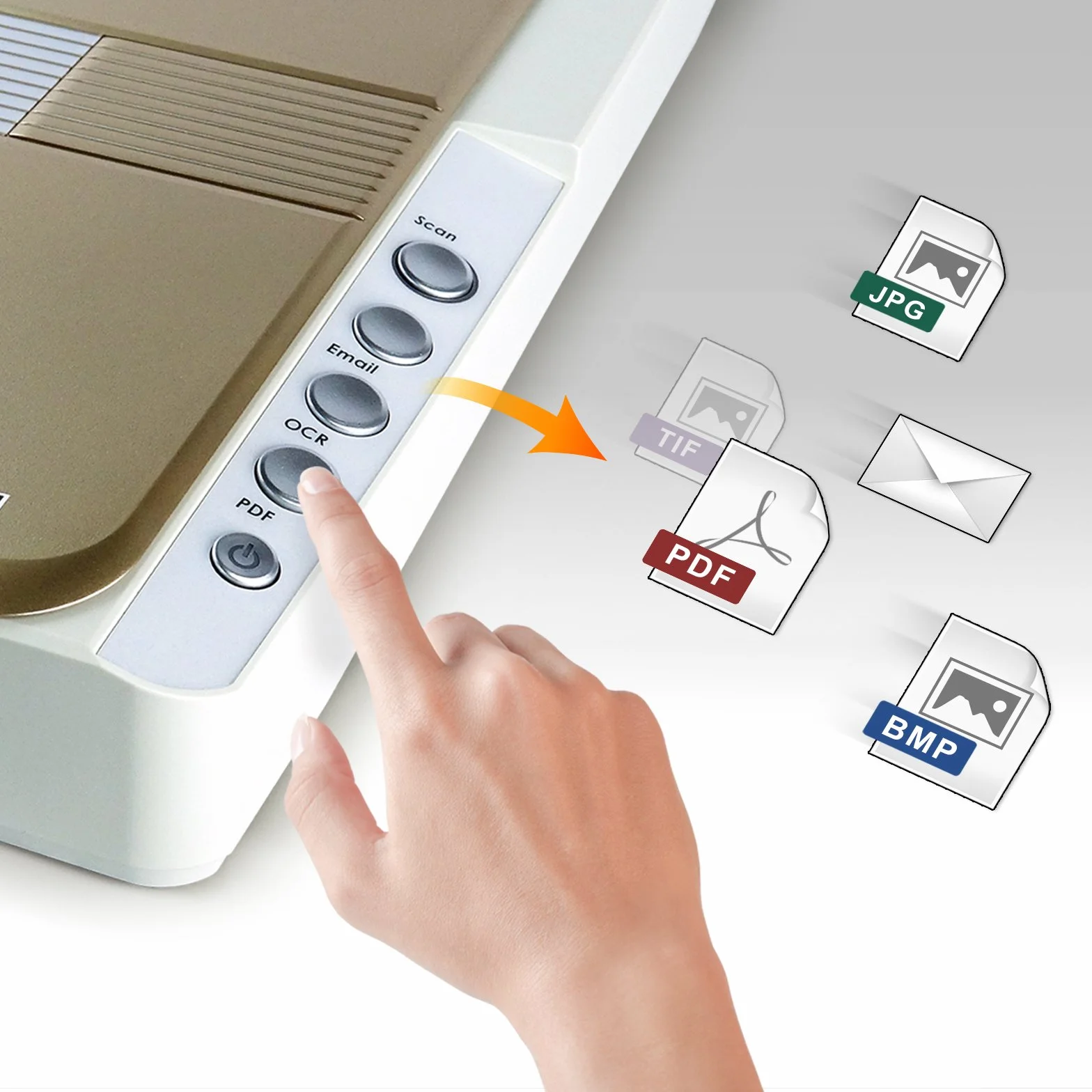 Plustek OpticSlim 1180 Flachbettscanner A3 1200dpi USB inkl. DocAction Software