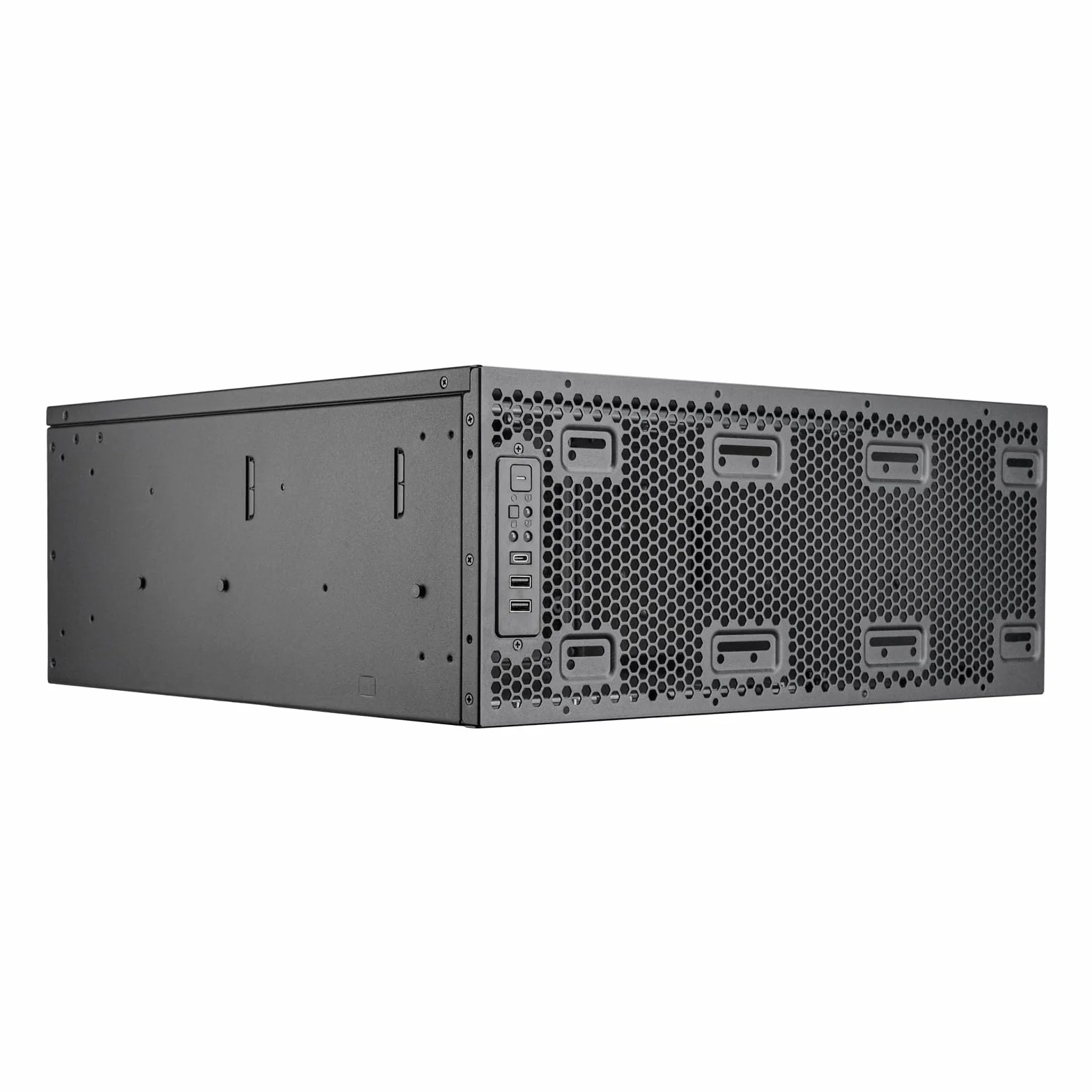 Silverstone Technology RM4A - 4U Rackmount-Servergehäuse mit erweiterter 360-mm-Radiator-Kompatibilität, 4HE, SST-RM4A