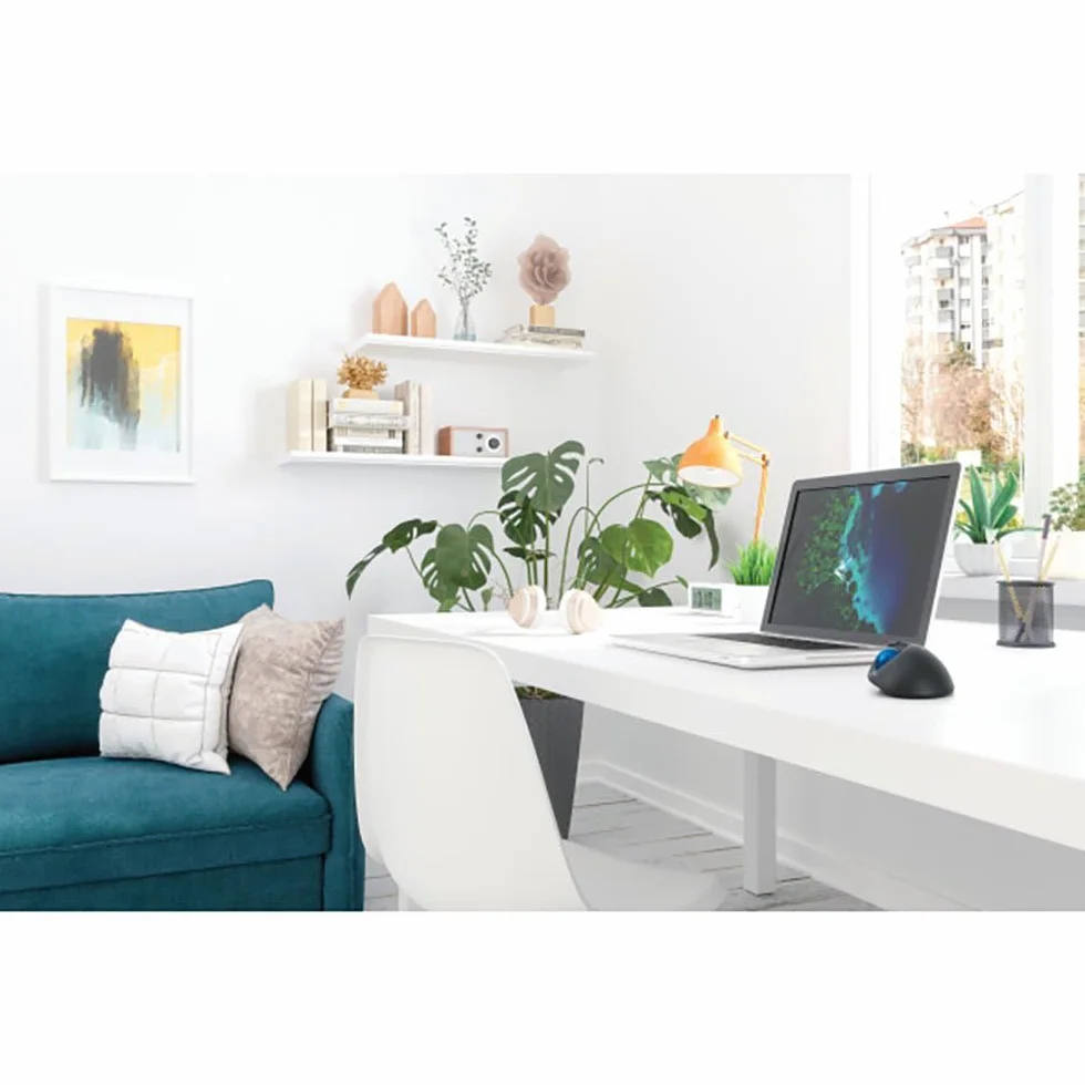 Kensington Pro Fit Ergo TB450 Trackball-Maus, kabellose Bluetooth Maus, bis zu 18 Monate Batterielebensdauer, ergonomischer 34-mm-Trackball, aus bis zu 50% recyceltem Kunststoff (K72194WW)